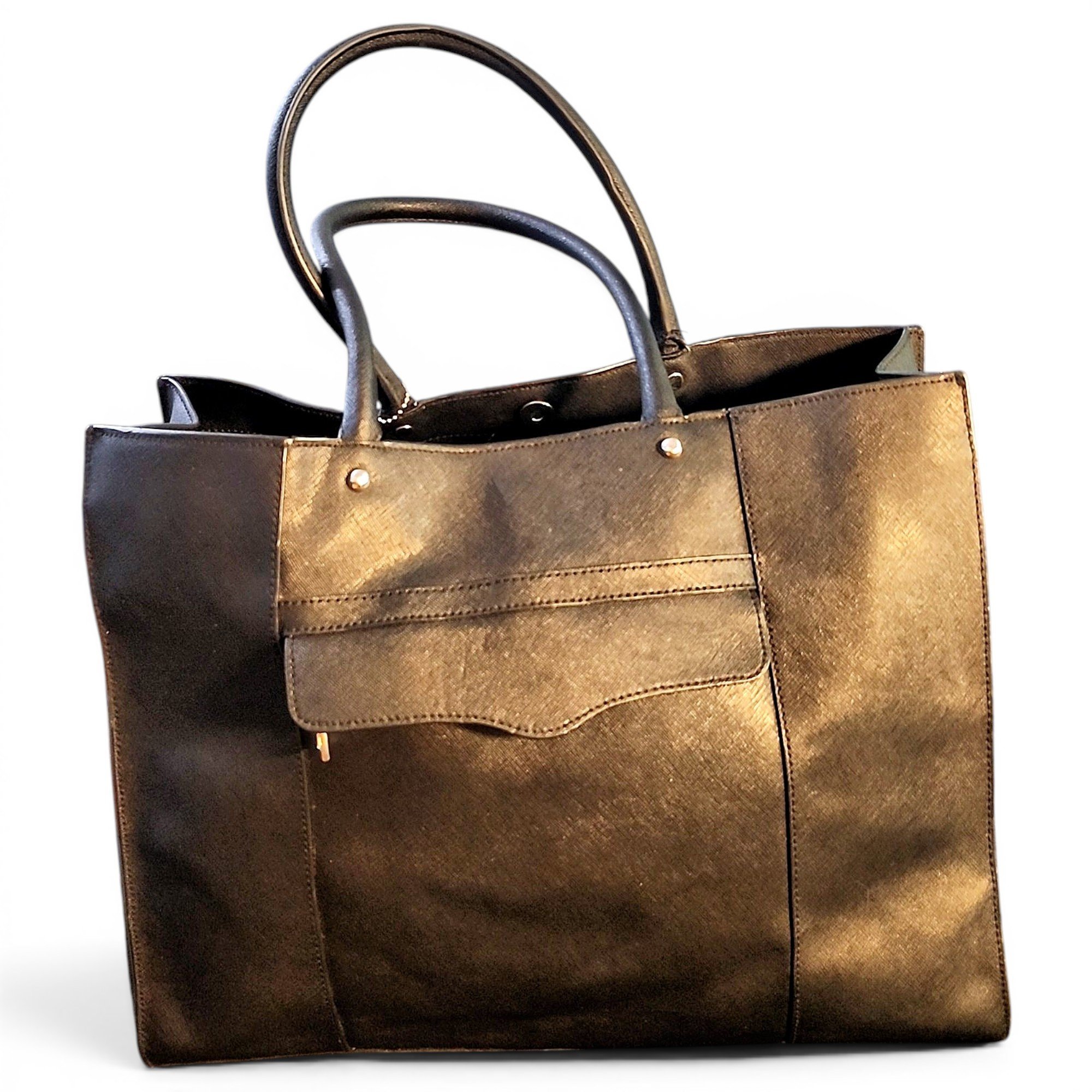 Leather tote