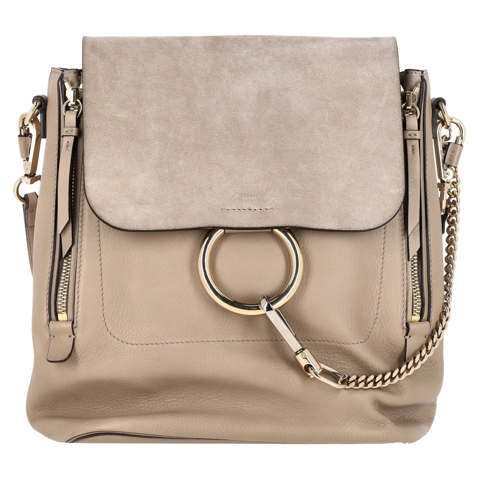 Leather backpack