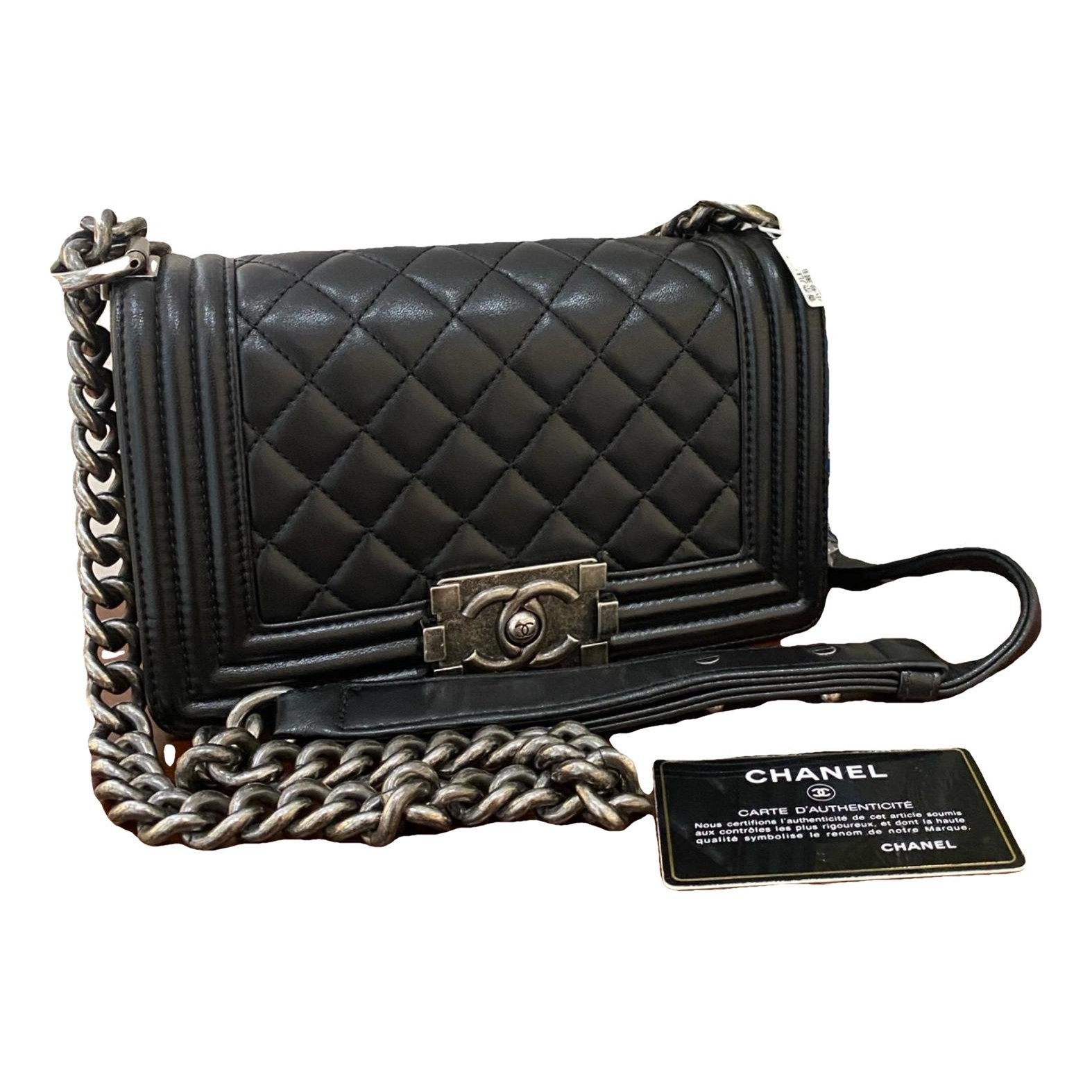 Boy leather crossbody bag