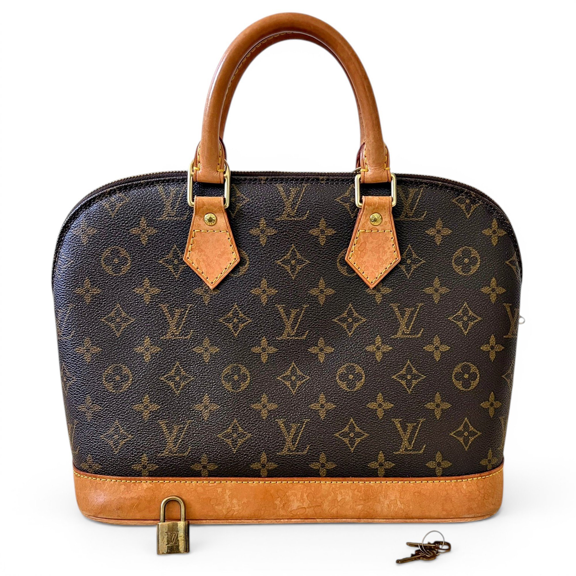 Alma leather handbag