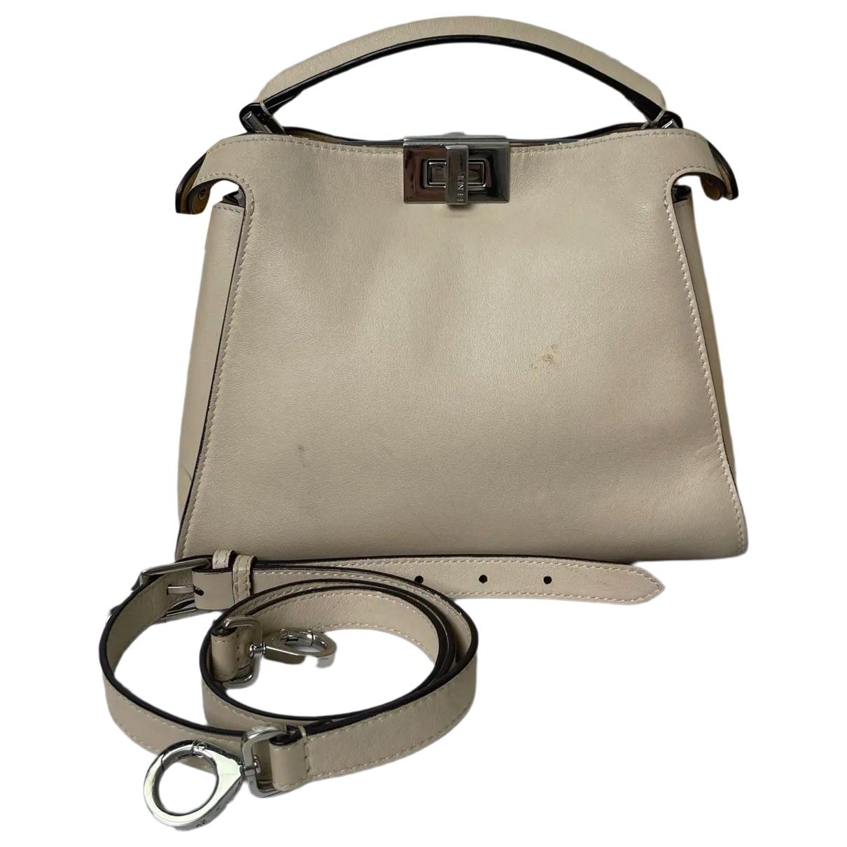 Peekaboo leather handbag