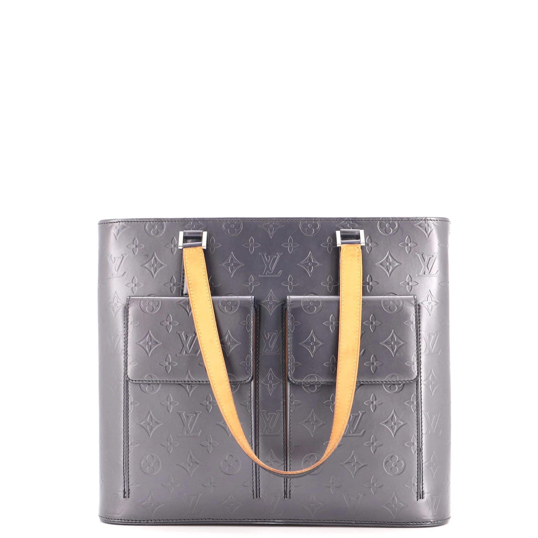 Patent leather tote