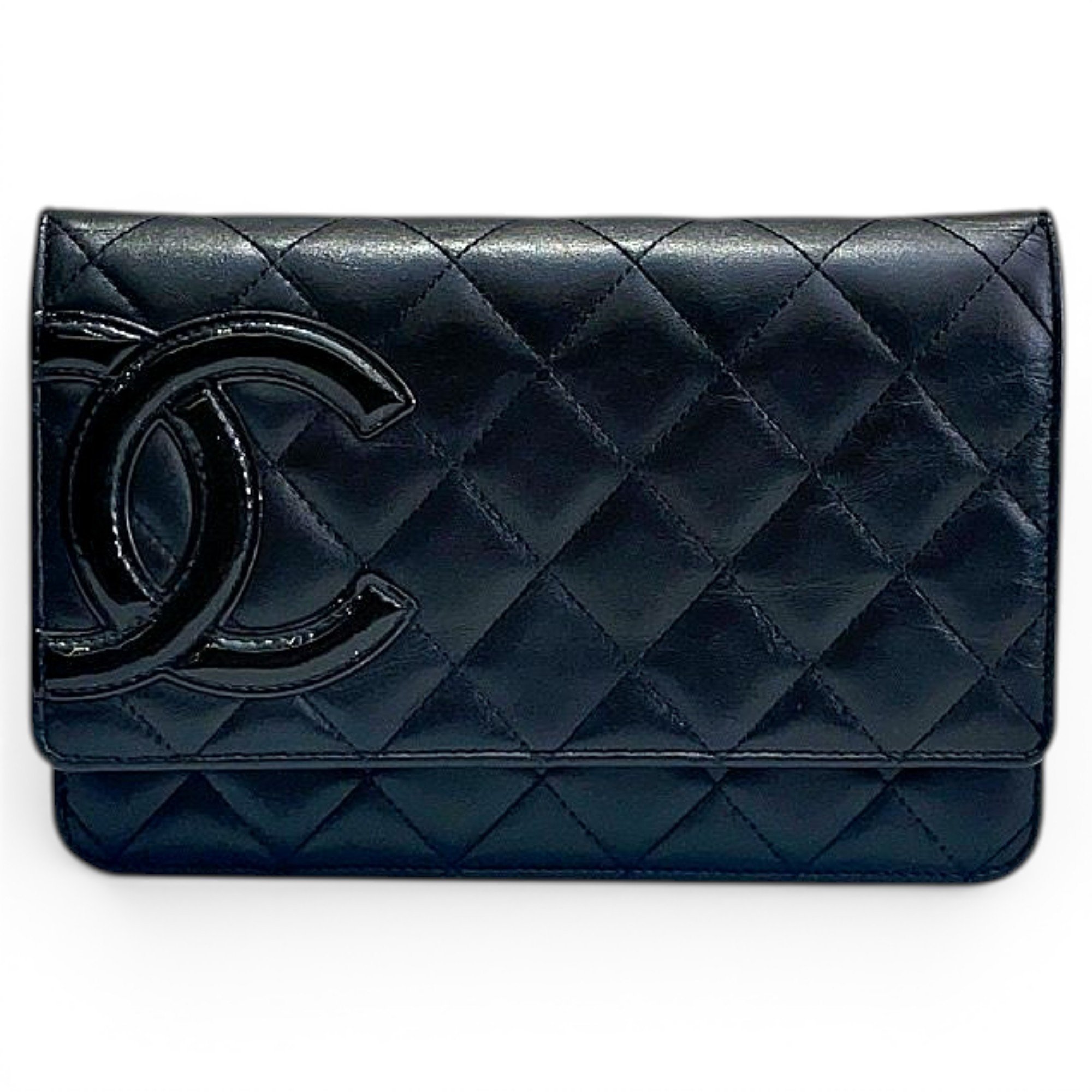 Wallet On Chain Cambon leather handbag