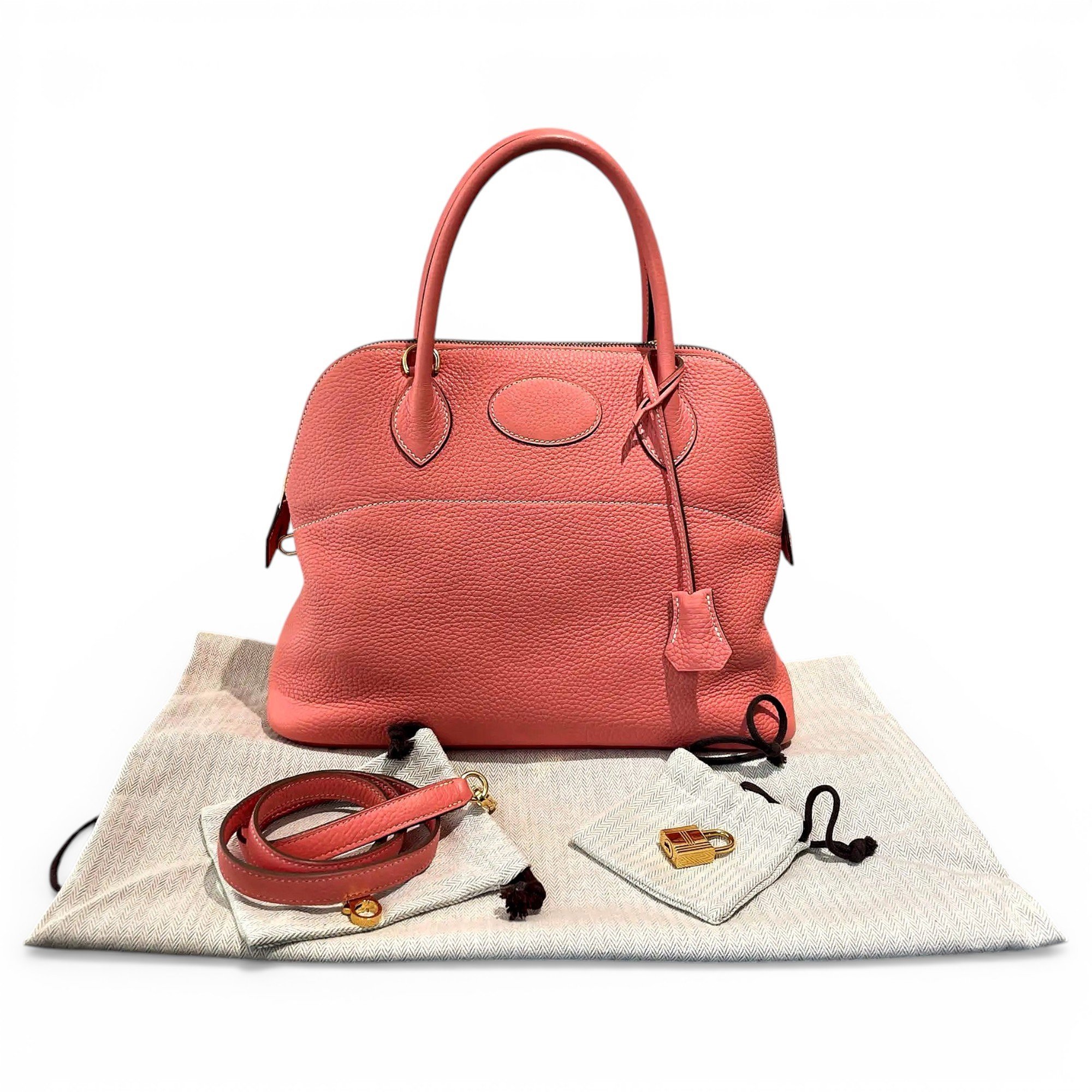 Hermes Bolide Handbag Pink