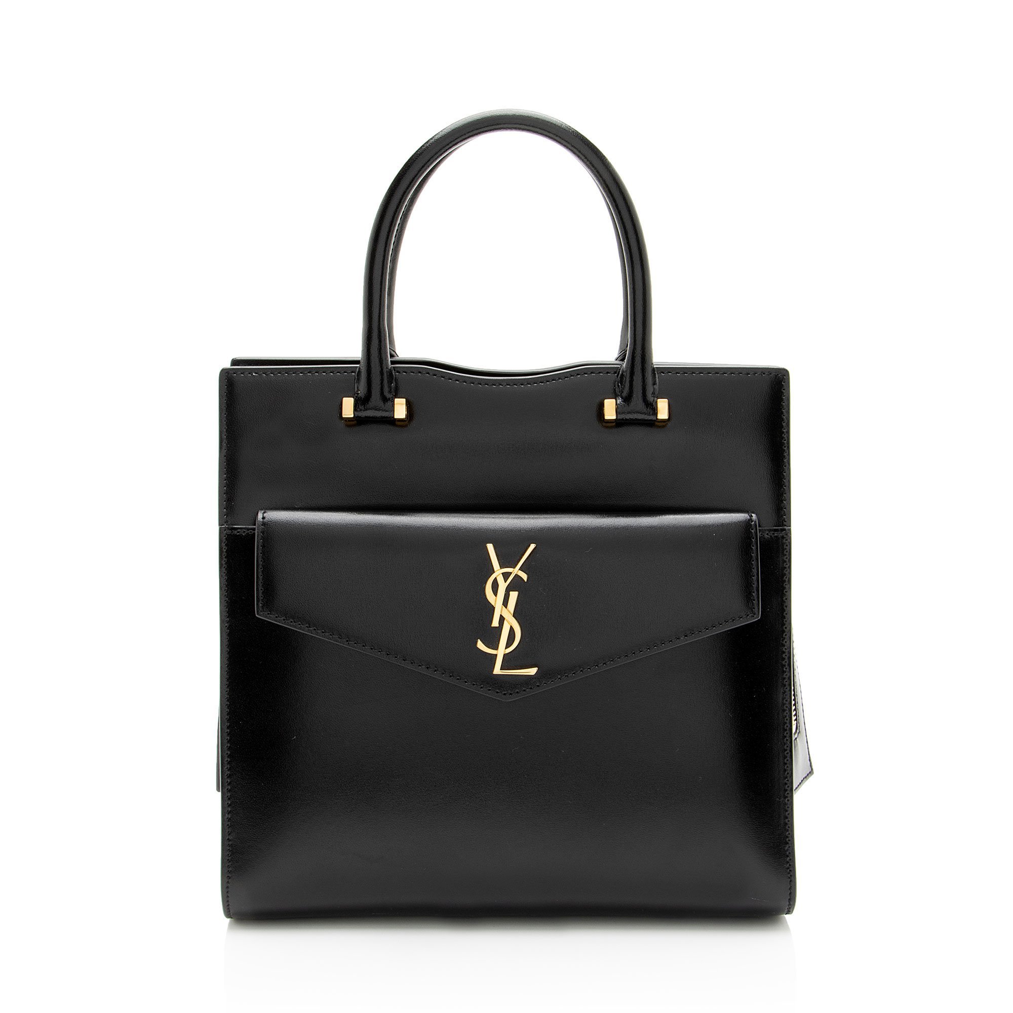 Uptown leather satchel