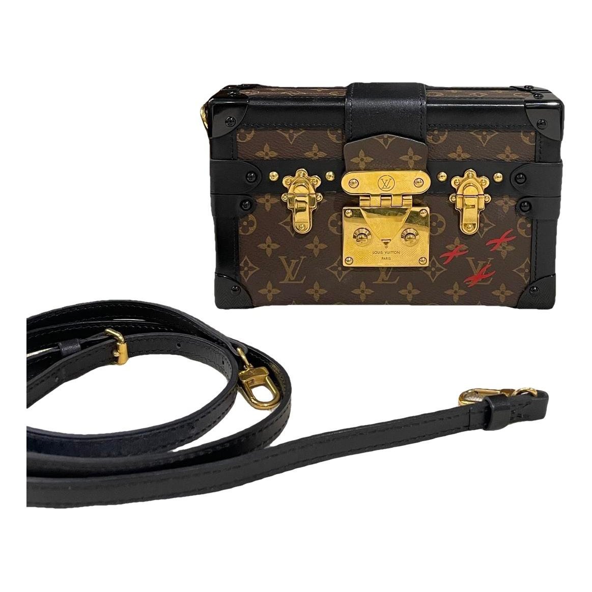 Petite Malle leather handbag