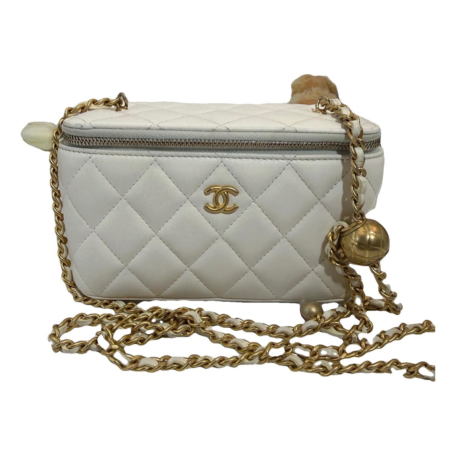 Trendy CC Vanity leather handbag