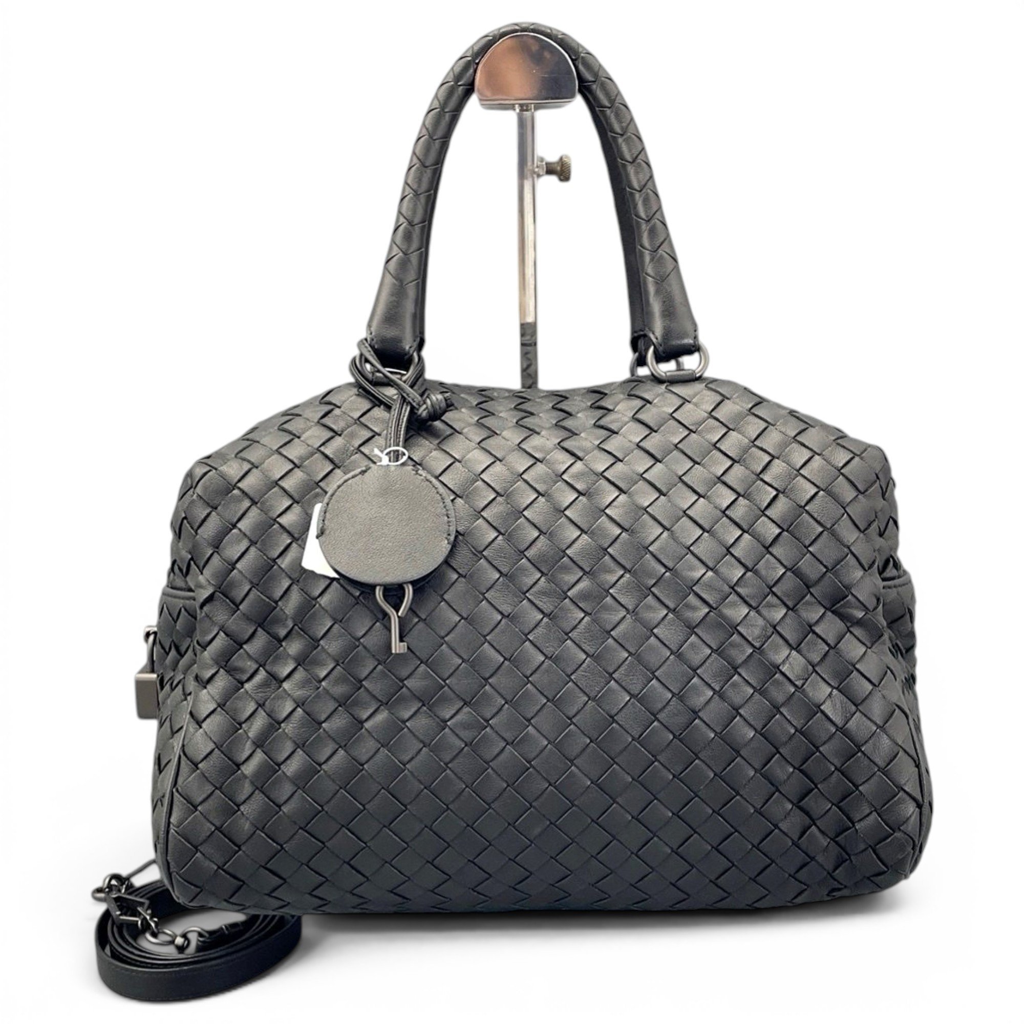 Parachute leather handbag