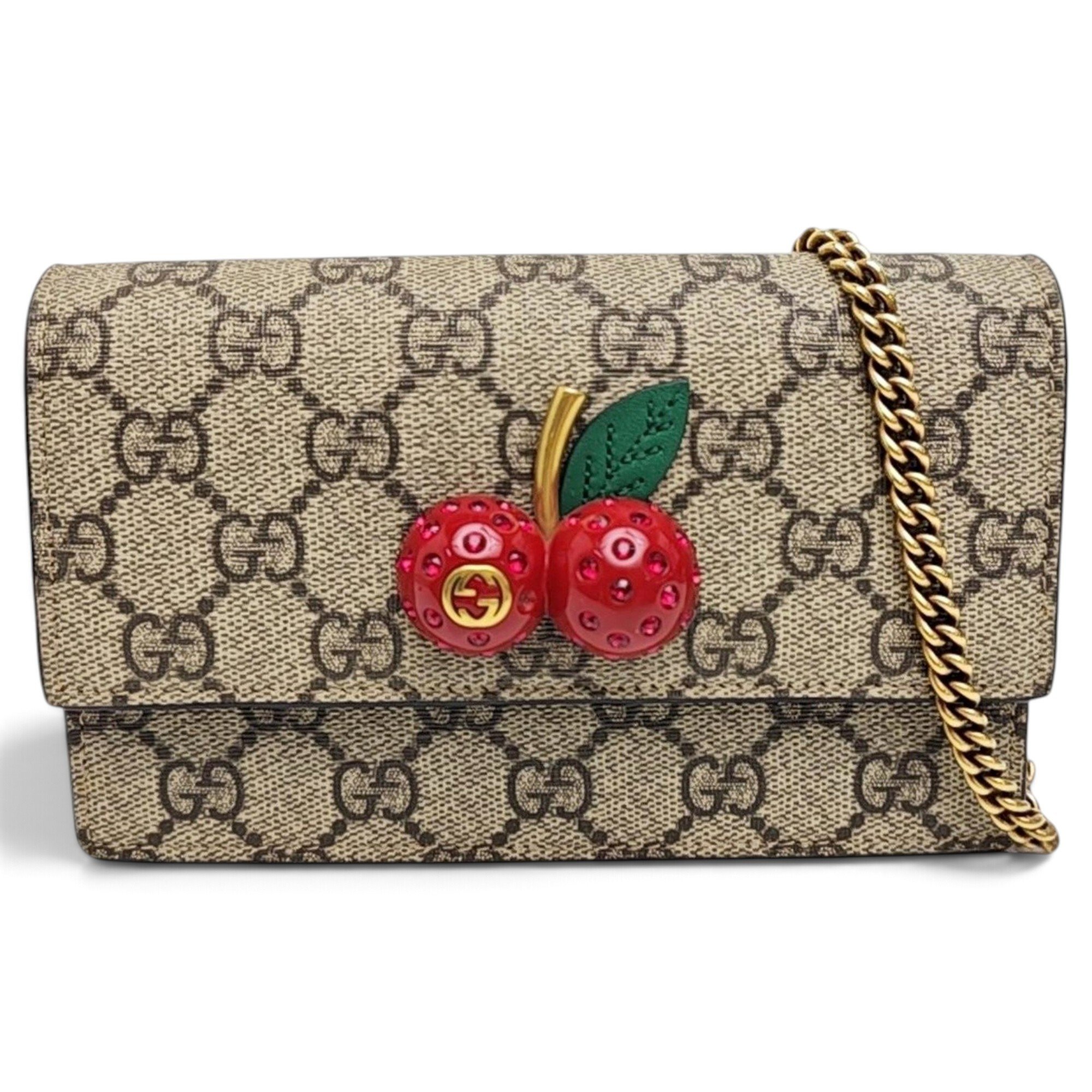 Ophidia GG Supreme leather handbag