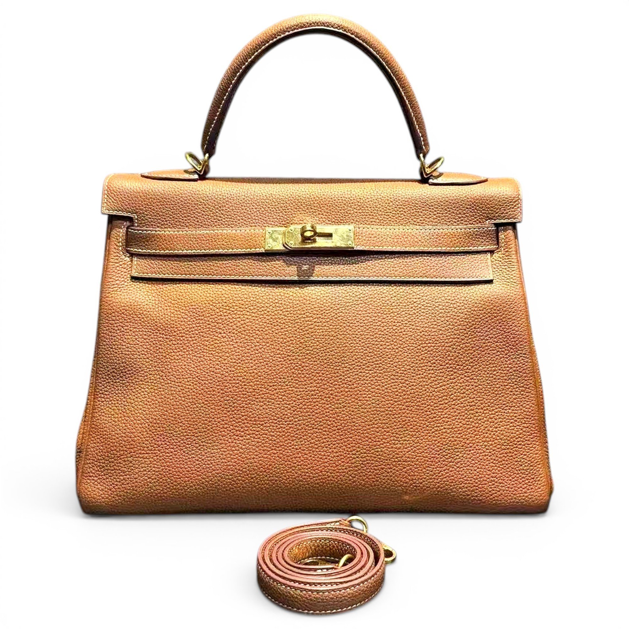 Kelly 32 leather handbag