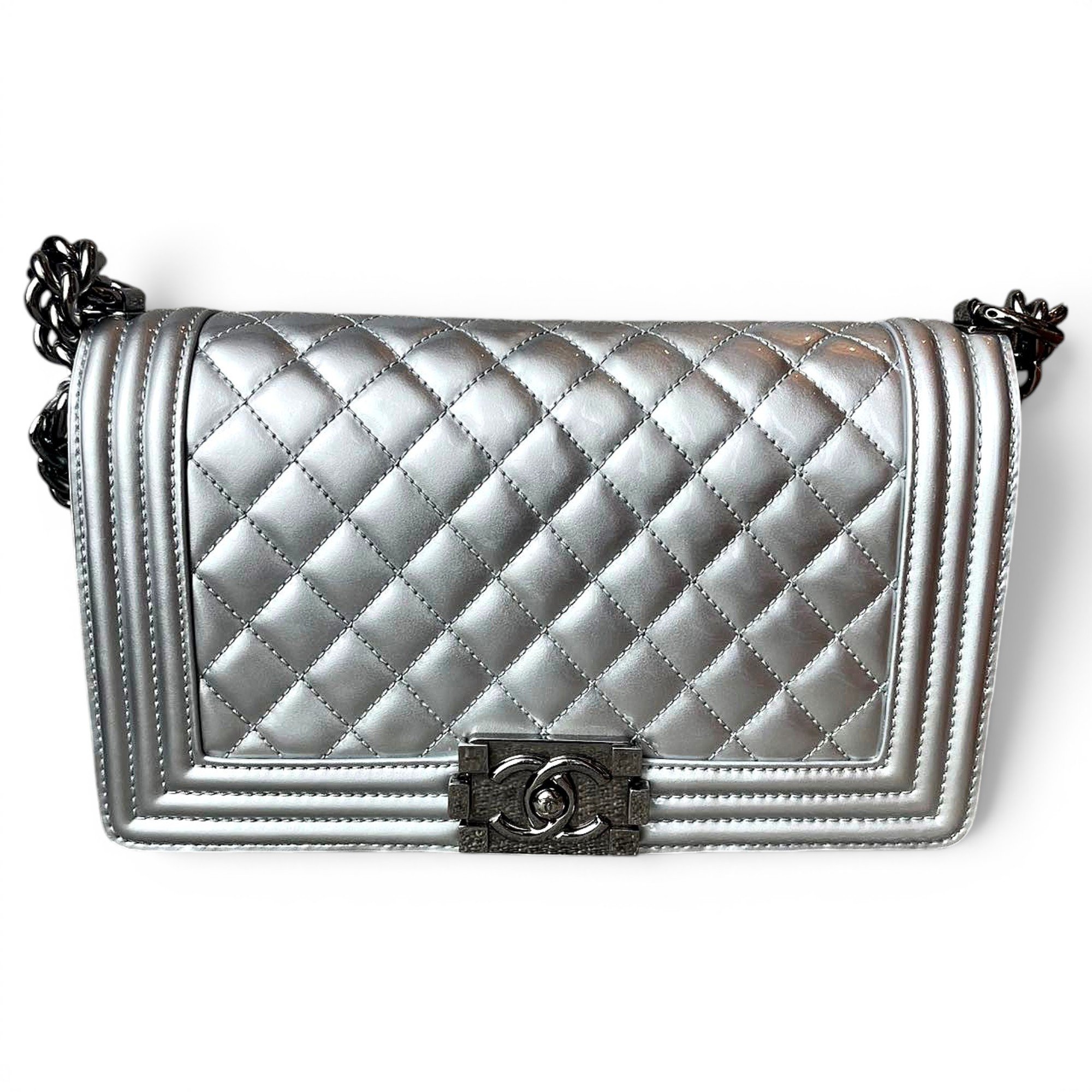 Boy leather crossbody bag