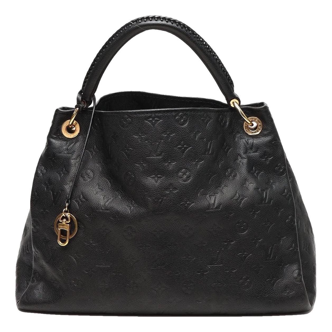 Artsy leather handbag