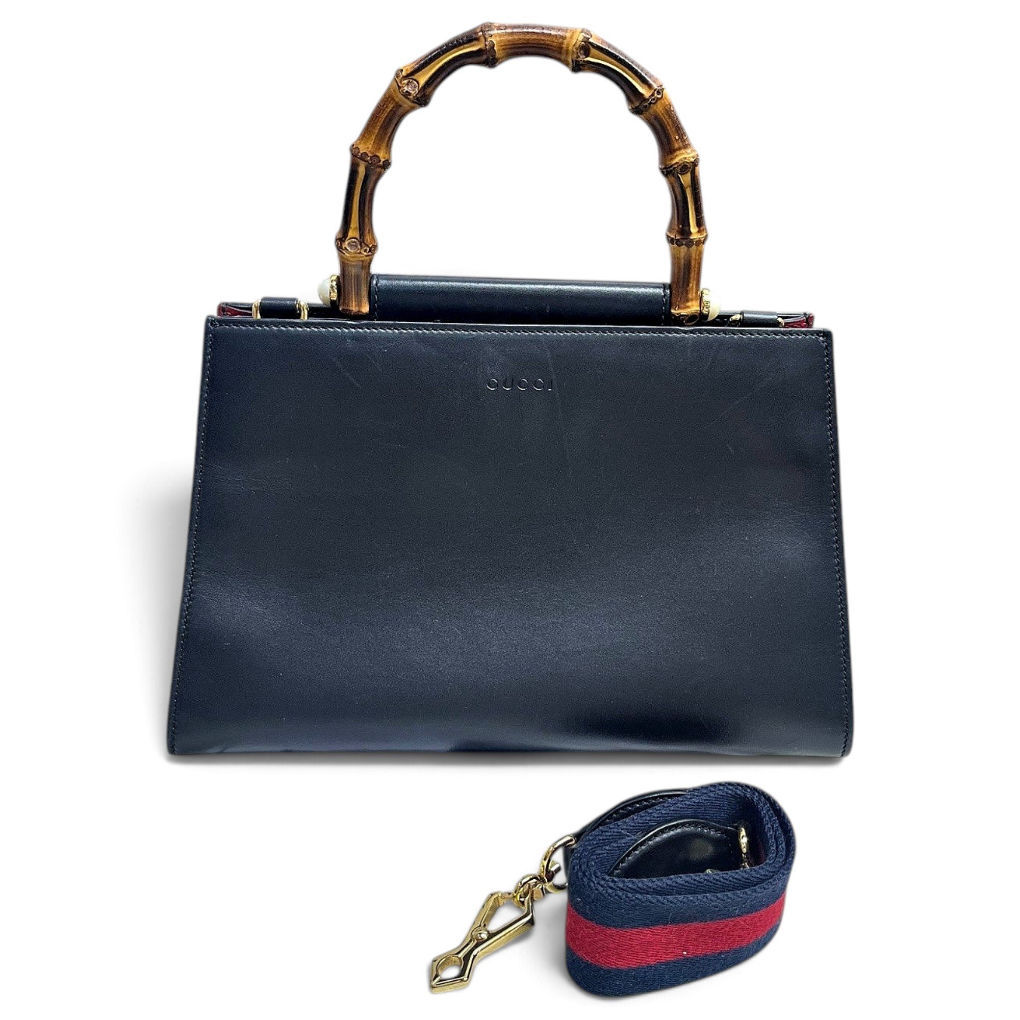 Leather handbag