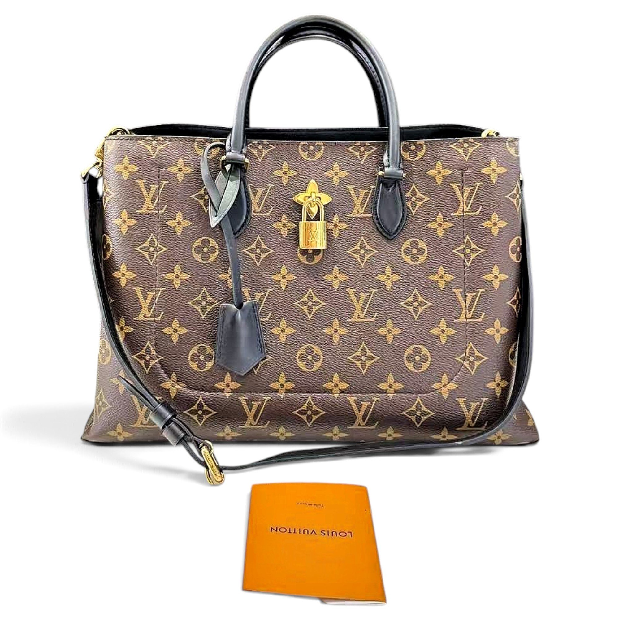 Flower Tote leather handbag