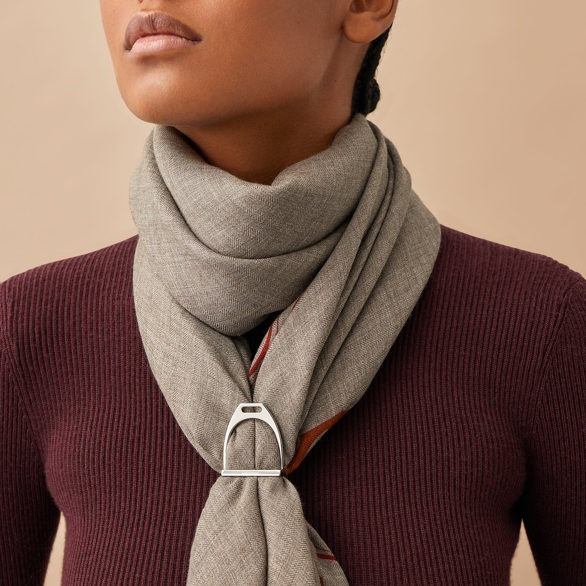 Palladié Etrier Scarf 90 Ring