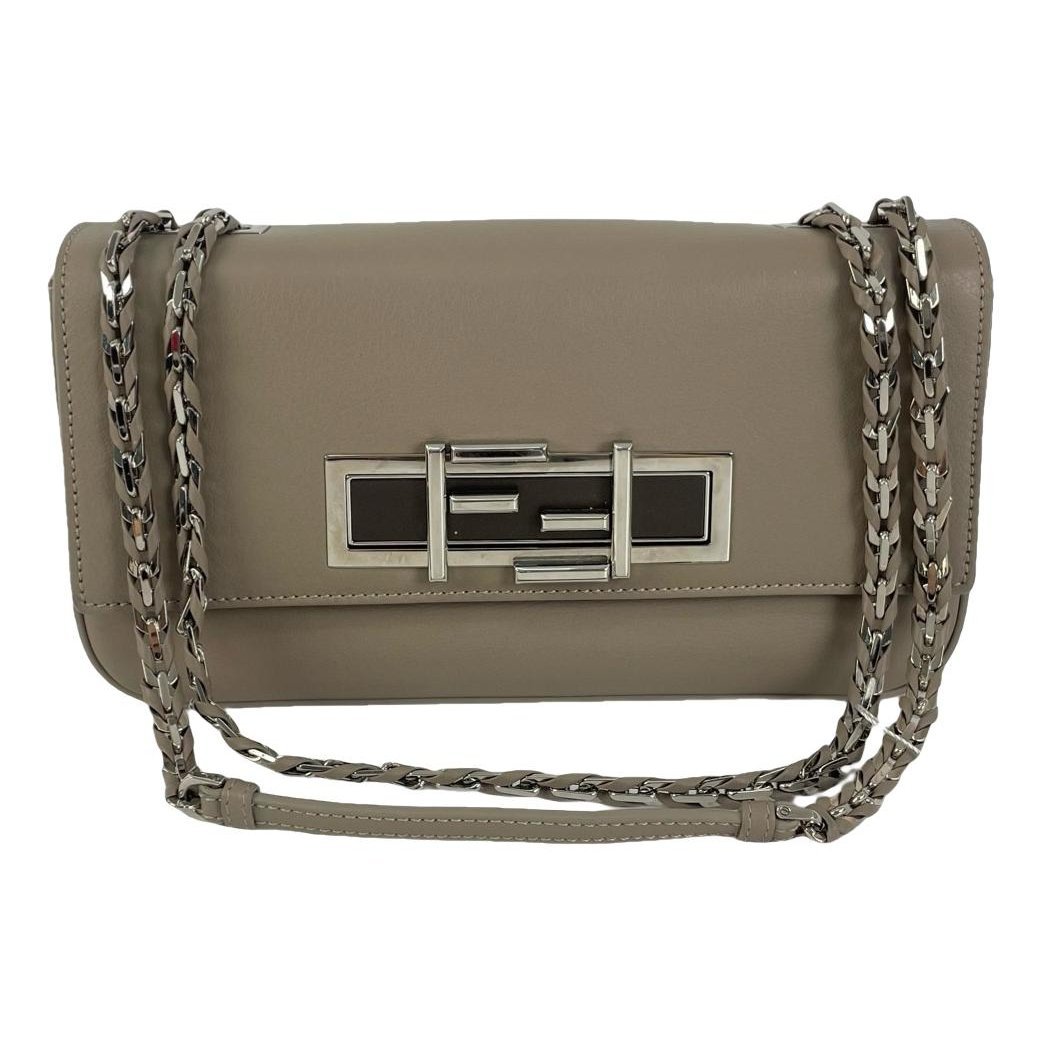 Baguette Chain Midi leather handbag