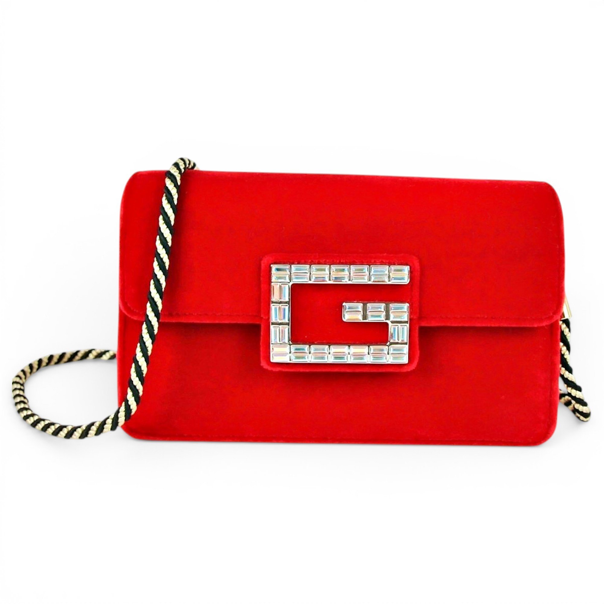 Velvet handbag