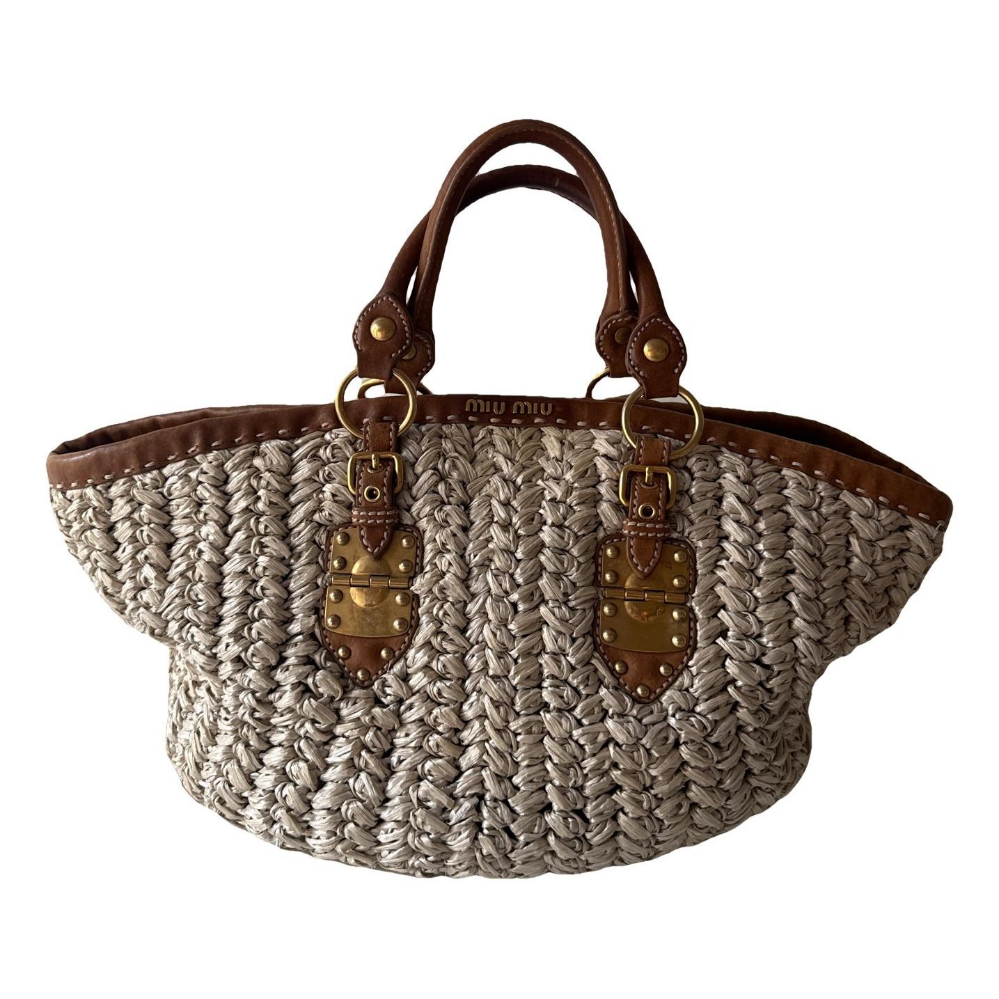 Leather tote
