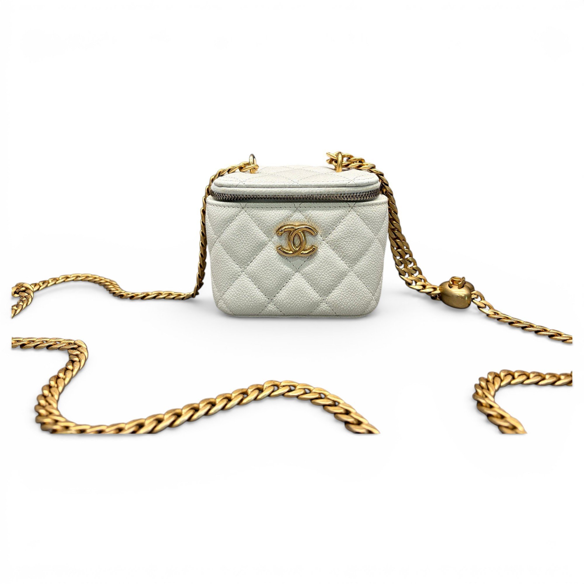 Vanity leather mini bag