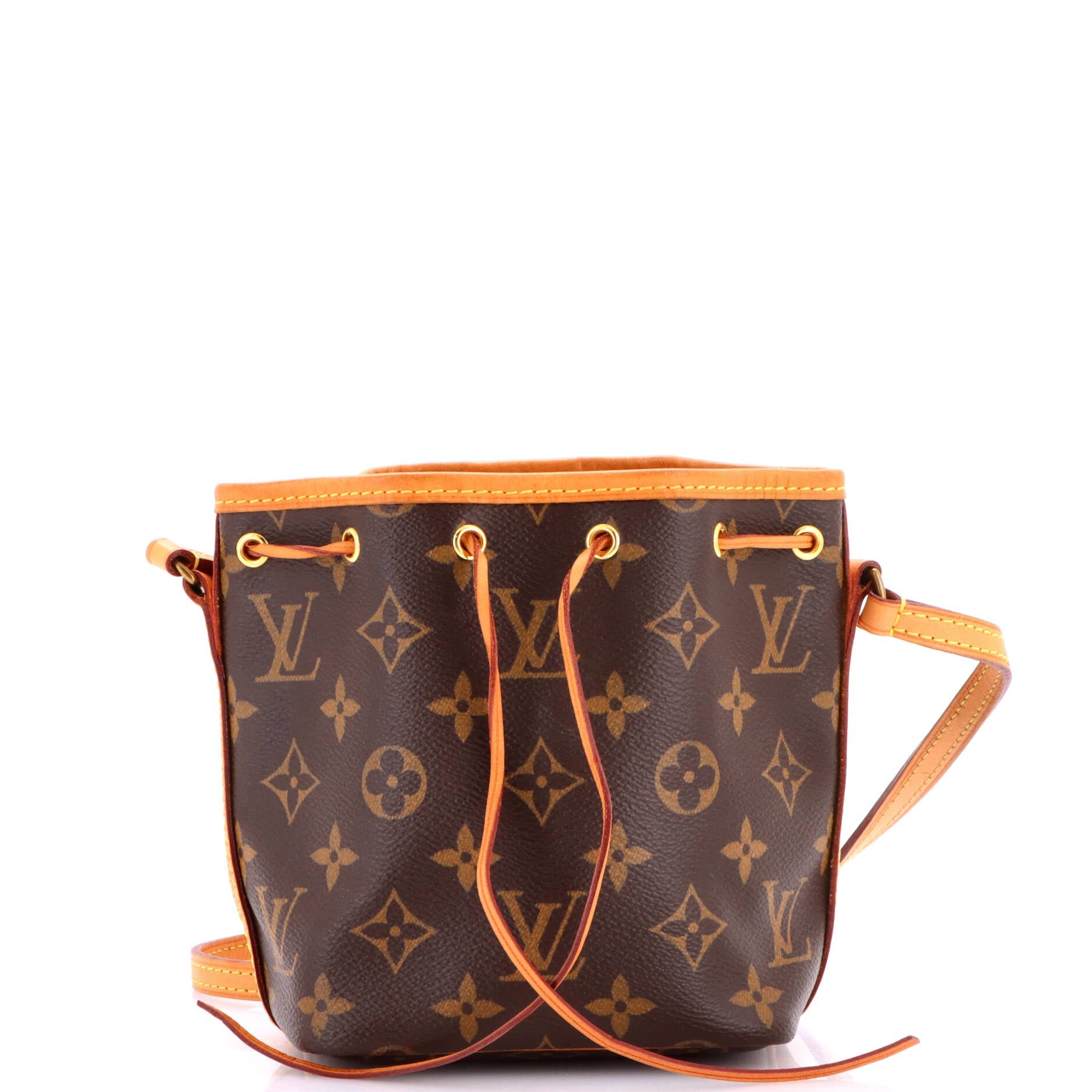 Noe Handbag Monogram Canvas Nano
