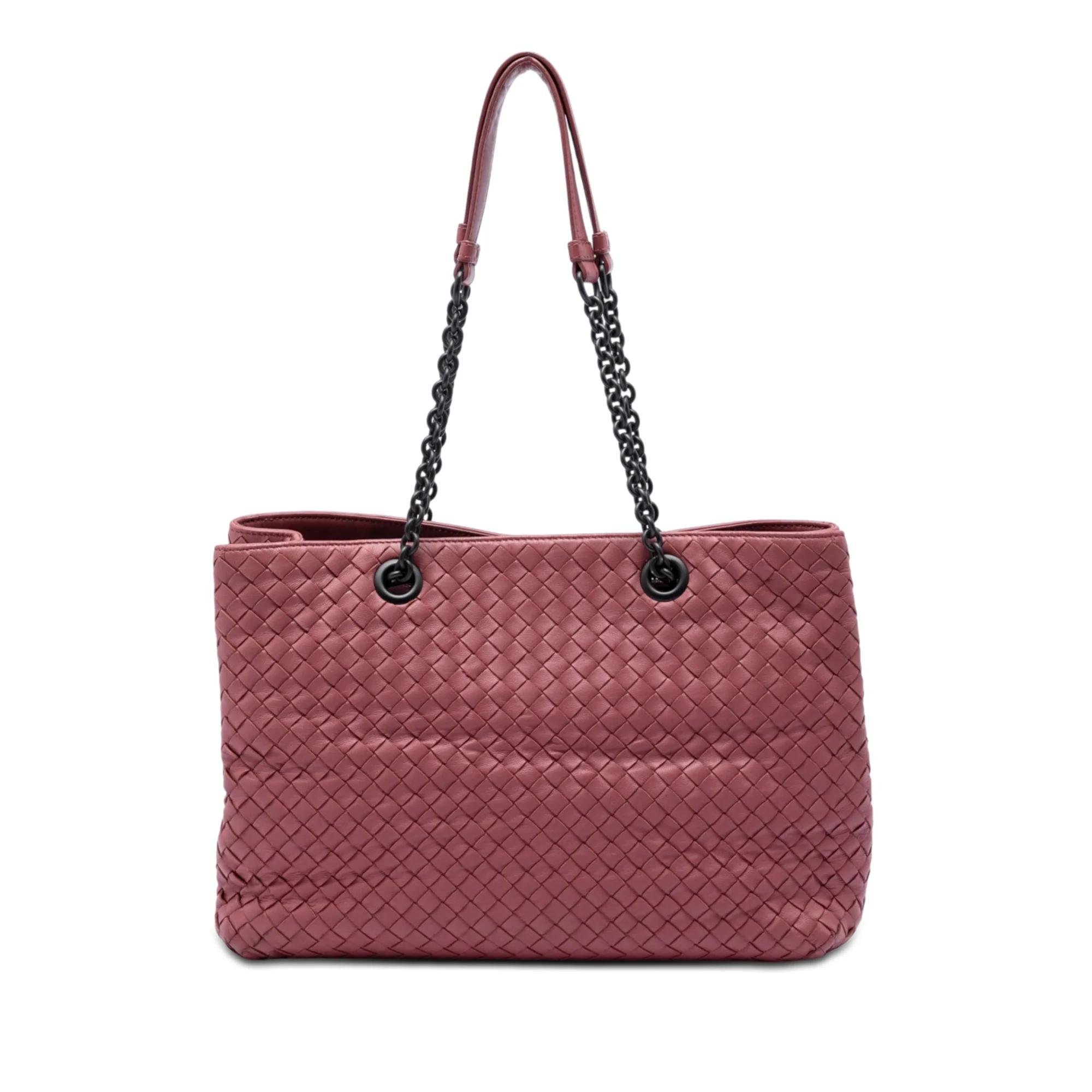 Leather tote