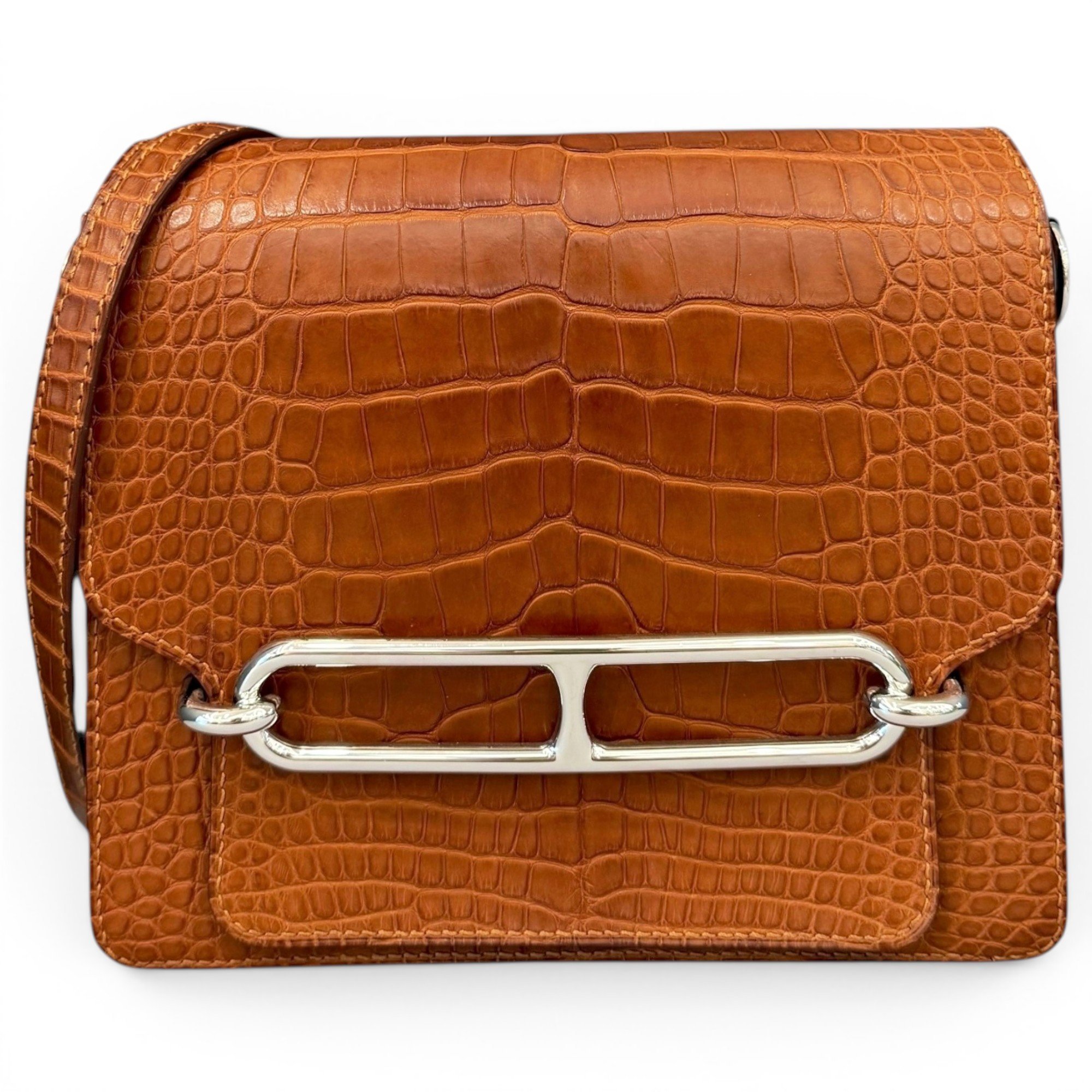 Roulis alligator crossbody bag