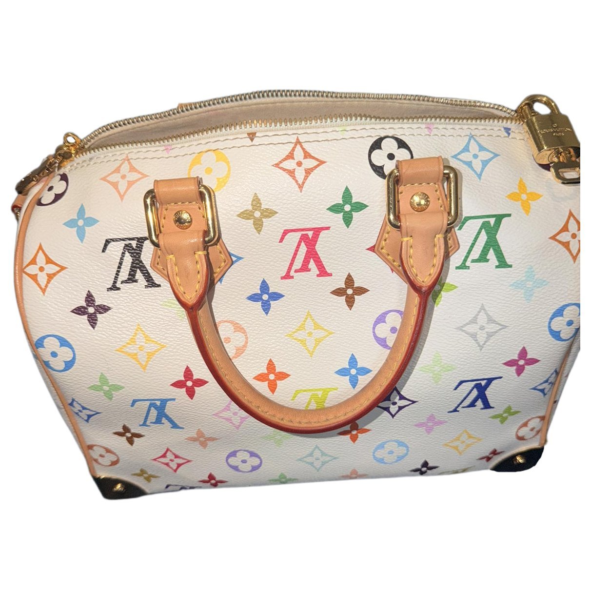 Speedy leather handbag