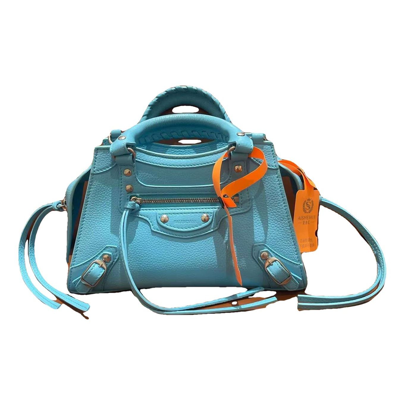 Classic Metalic leather handbag