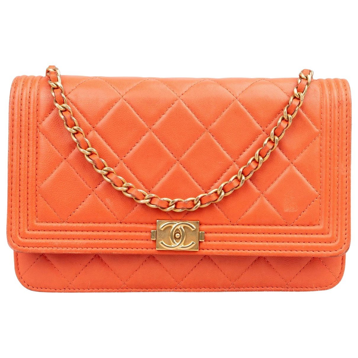 Boy leather crossbody bag