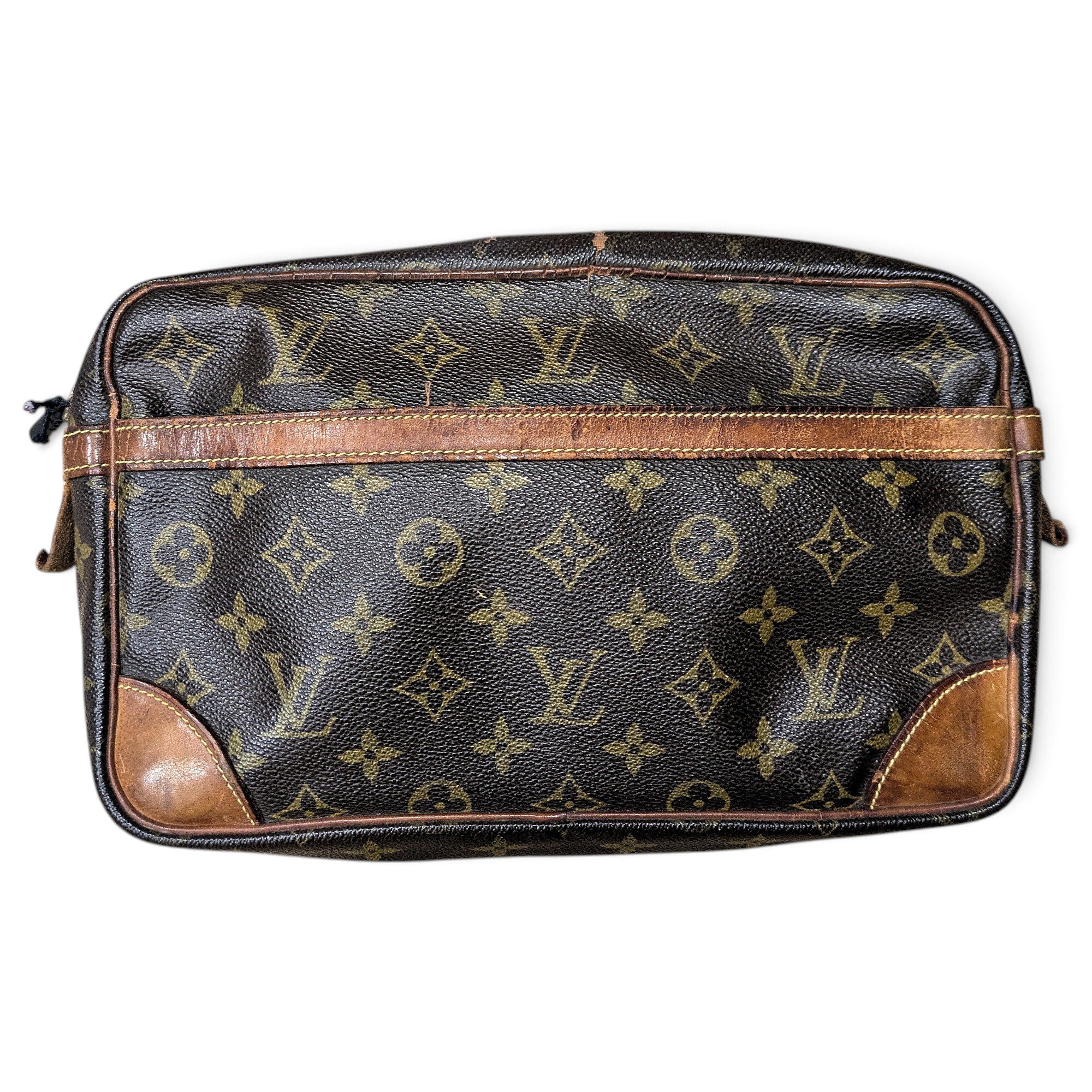Trocadéro leather clutch bag