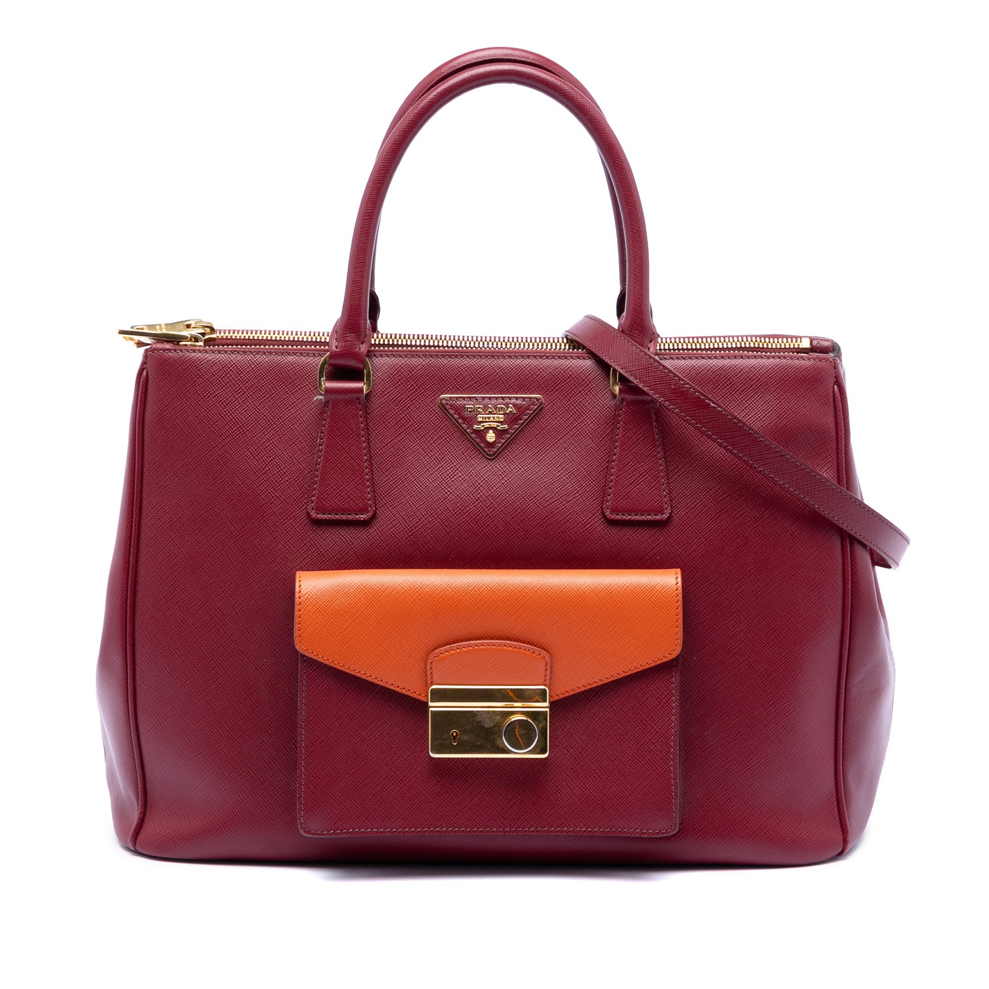 Galleria leather handbag