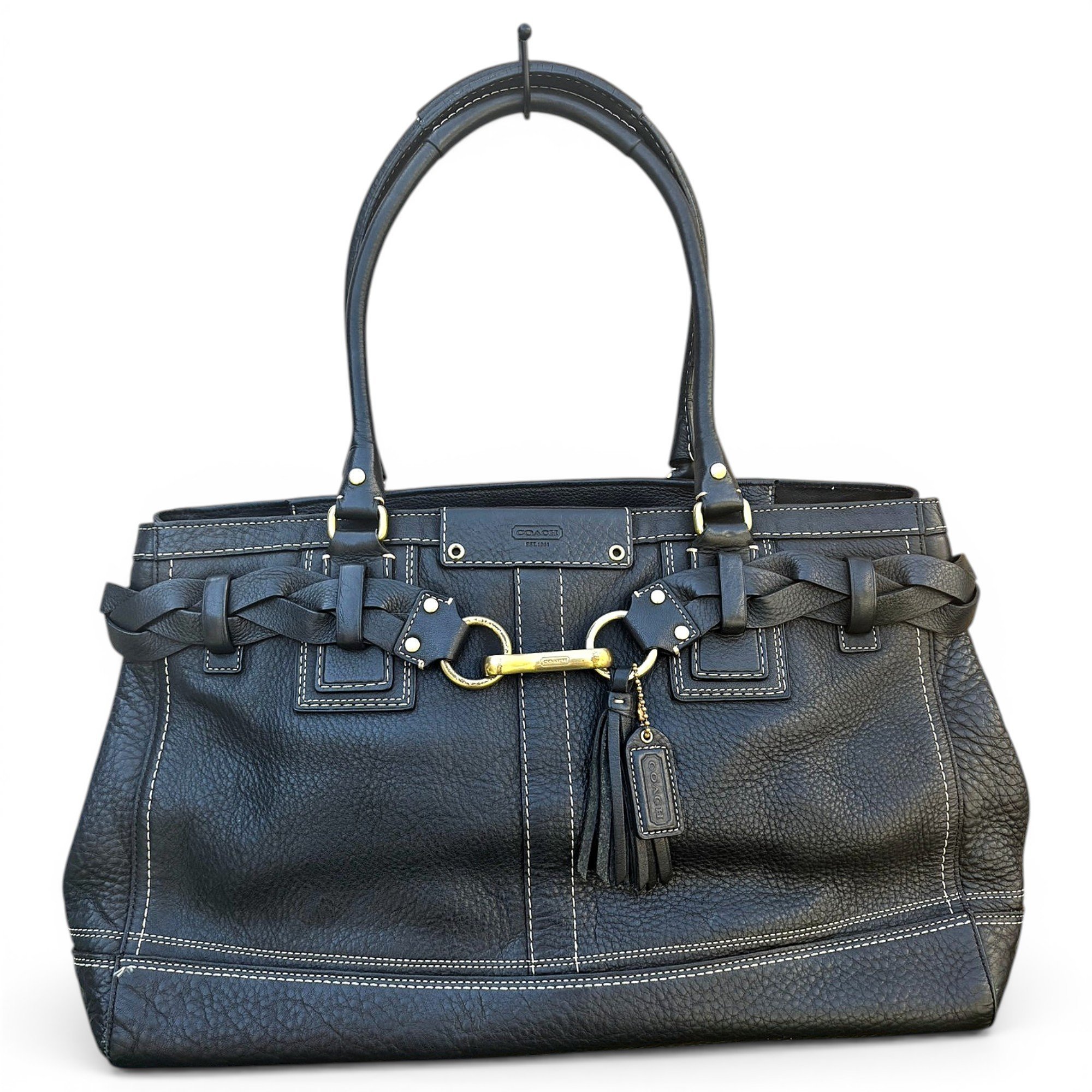 Leather handbag