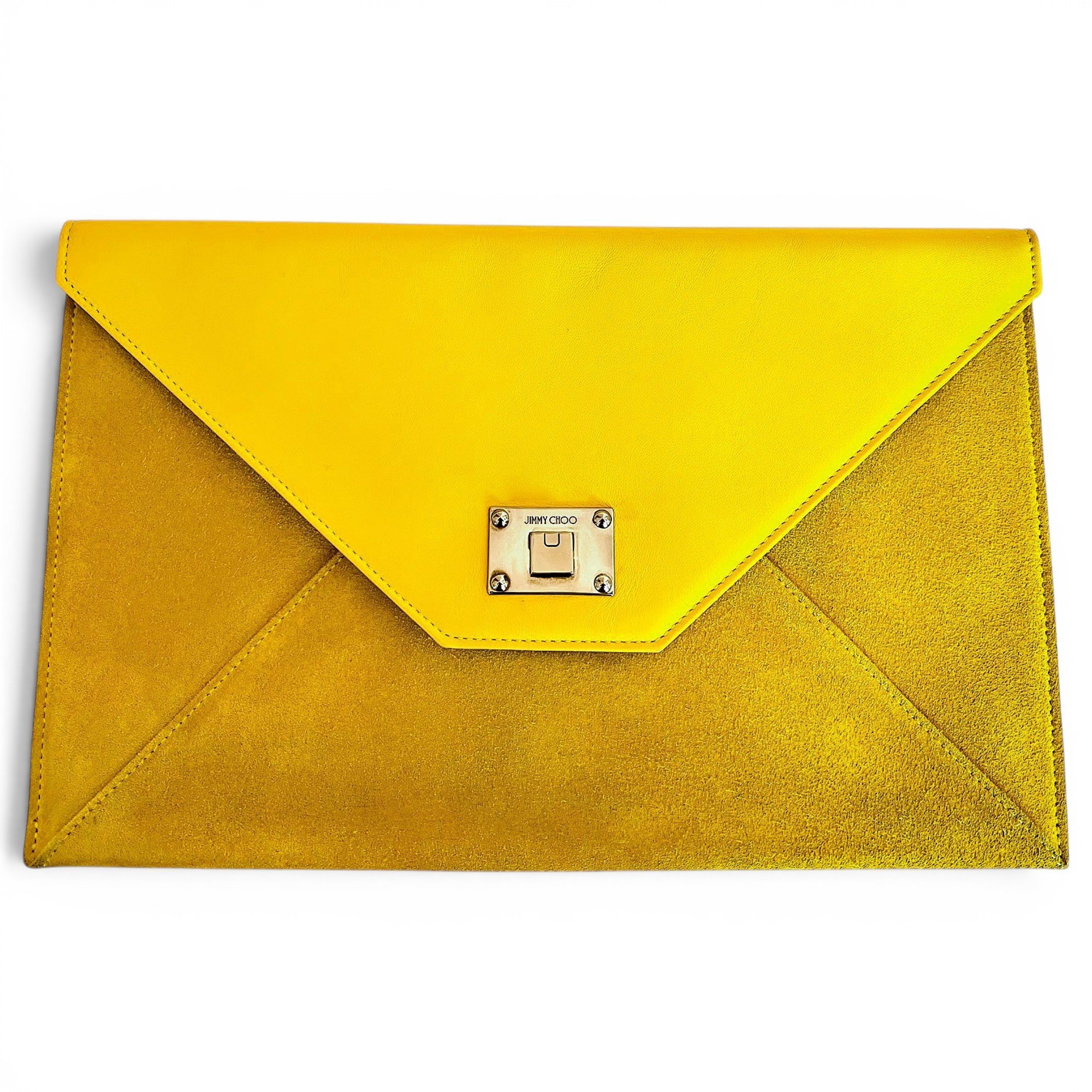 Rosetta leather clutch bag