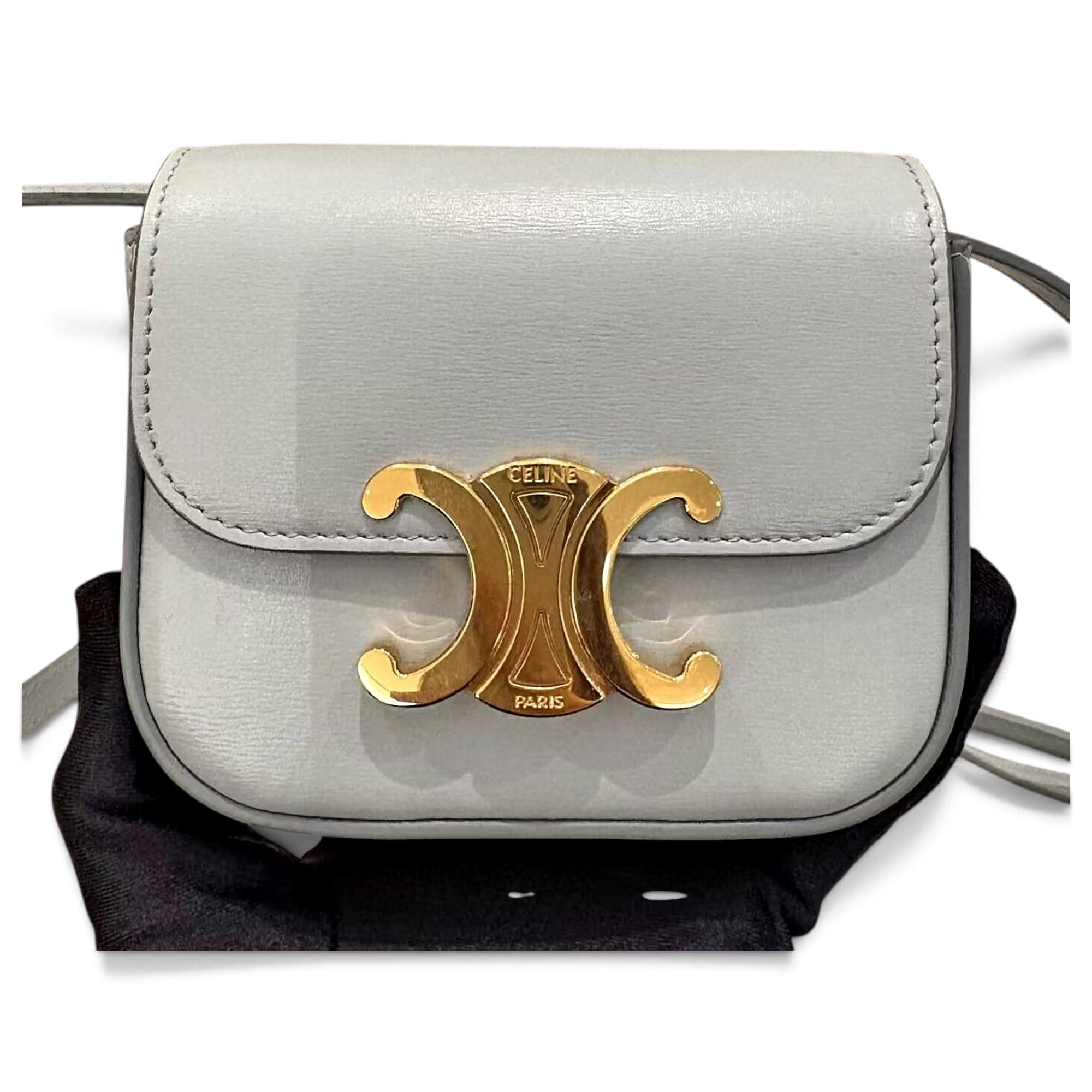 Triomphe leather handbag