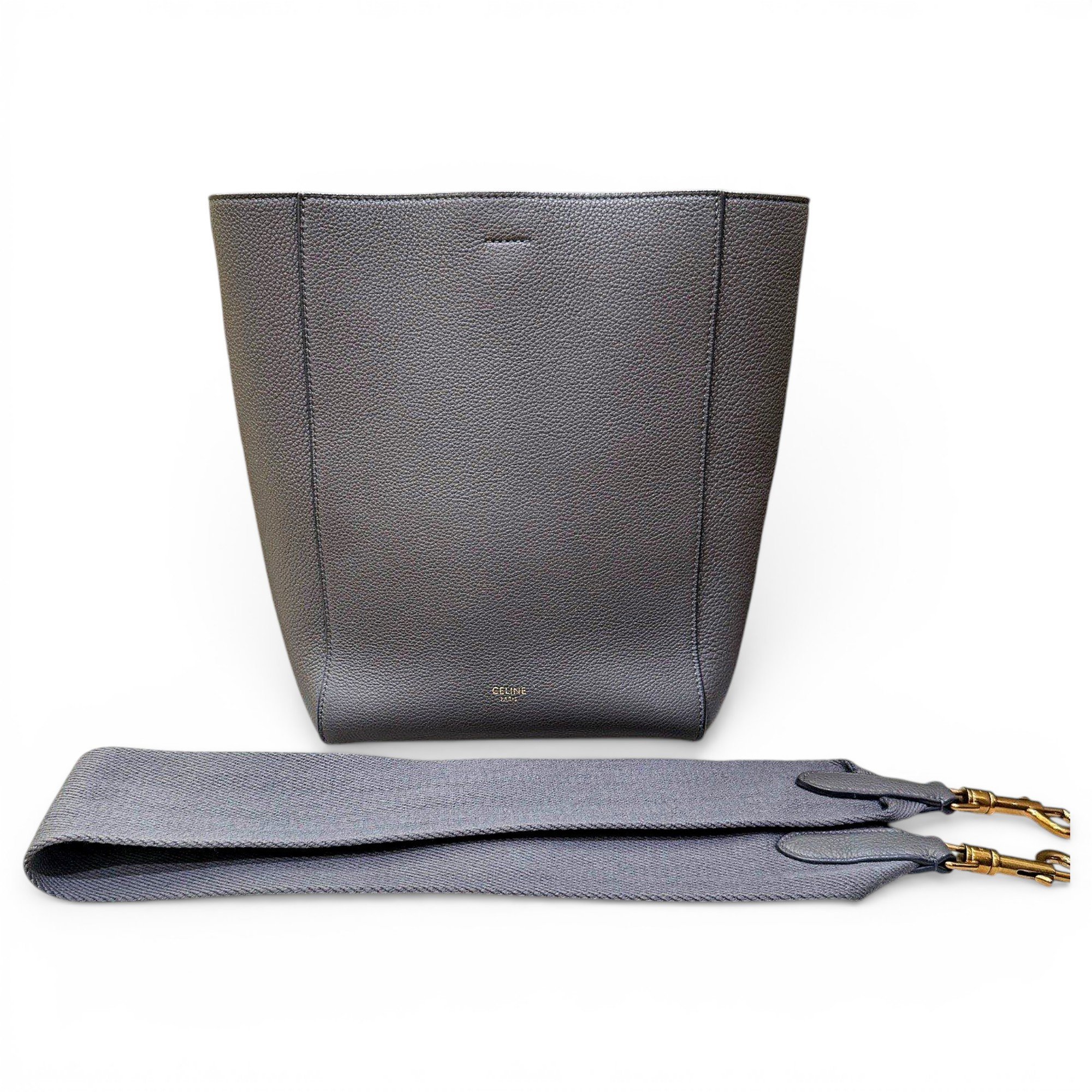 Seau Sangle leather tote