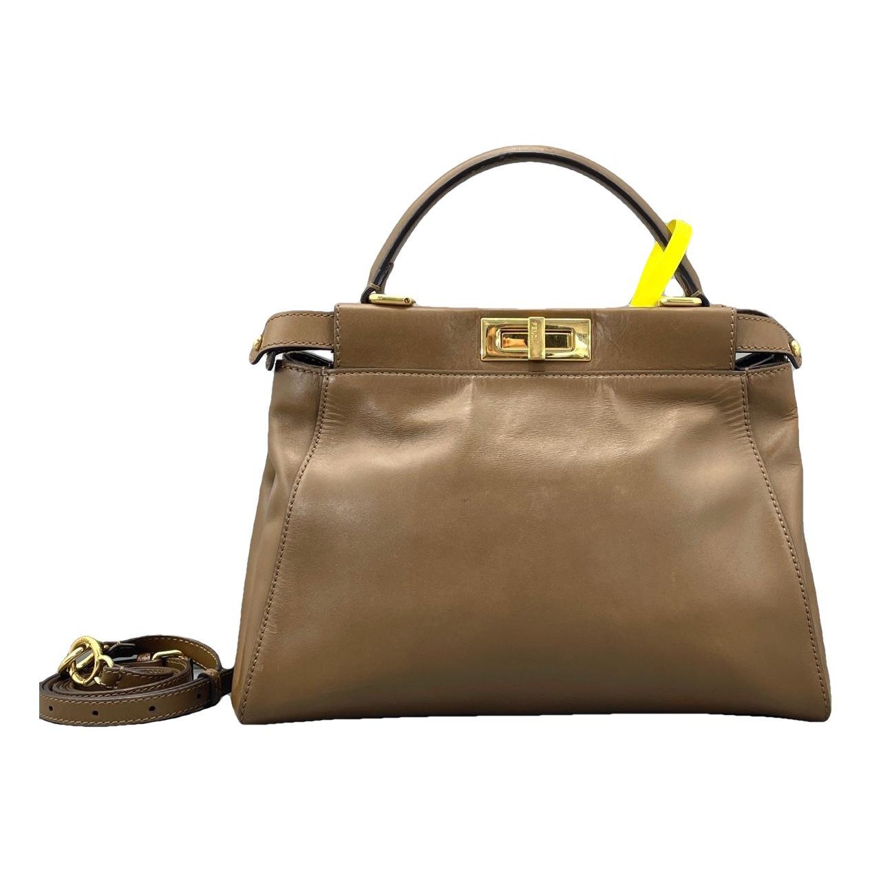 Peekaboo leather handbag