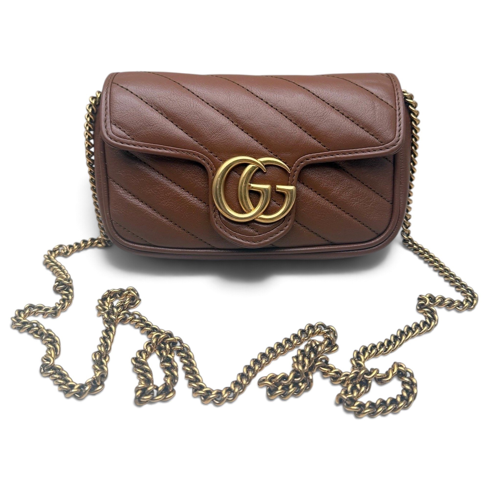 GG Marmont Flap leather handbag