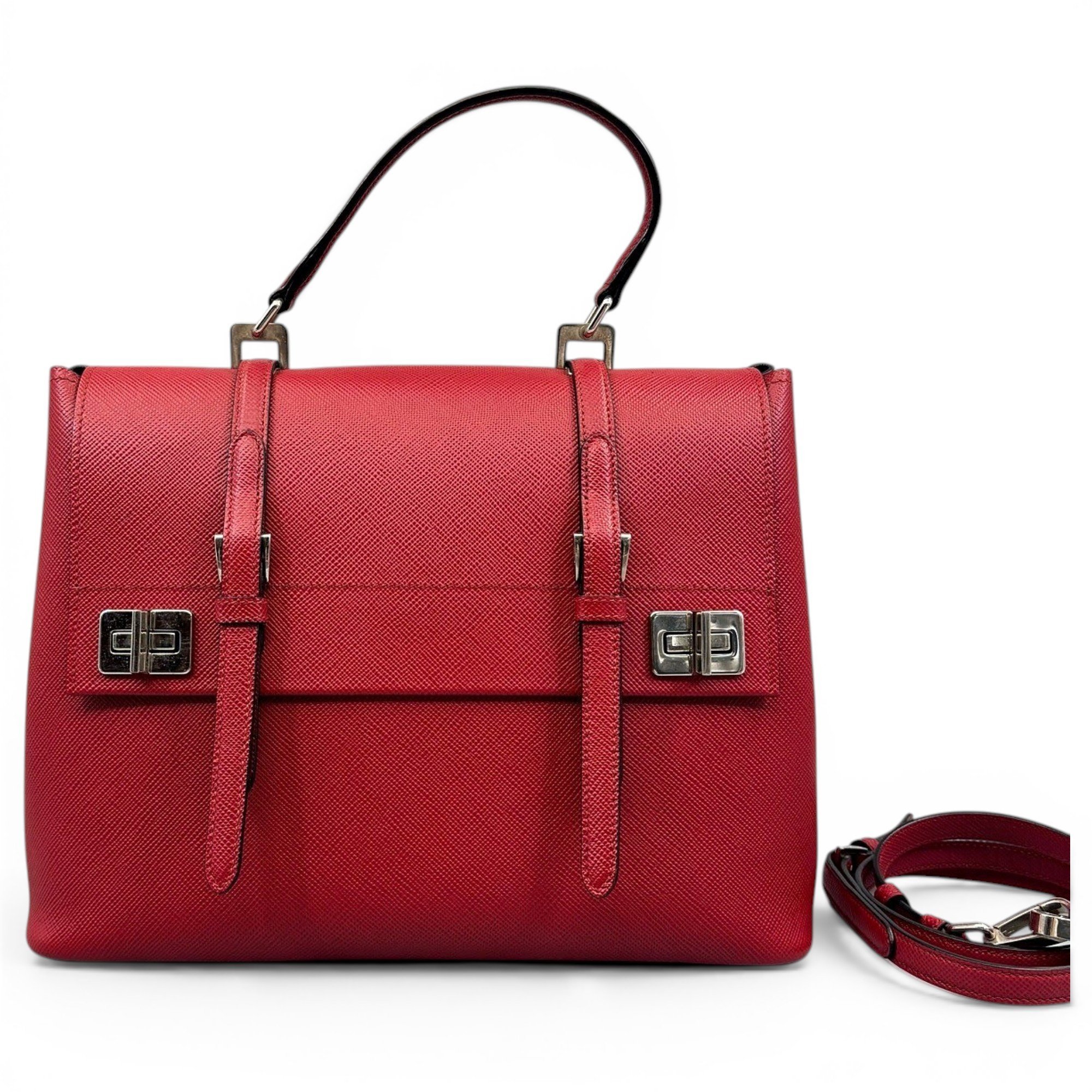 Leather handbag