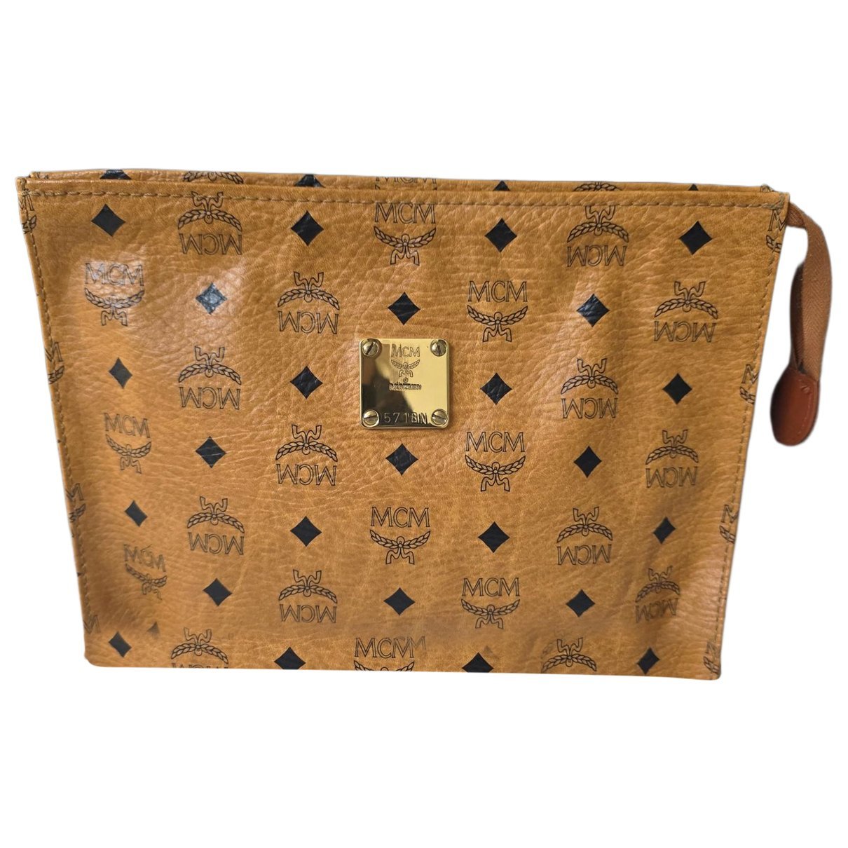 Vegan leather clutch bag
