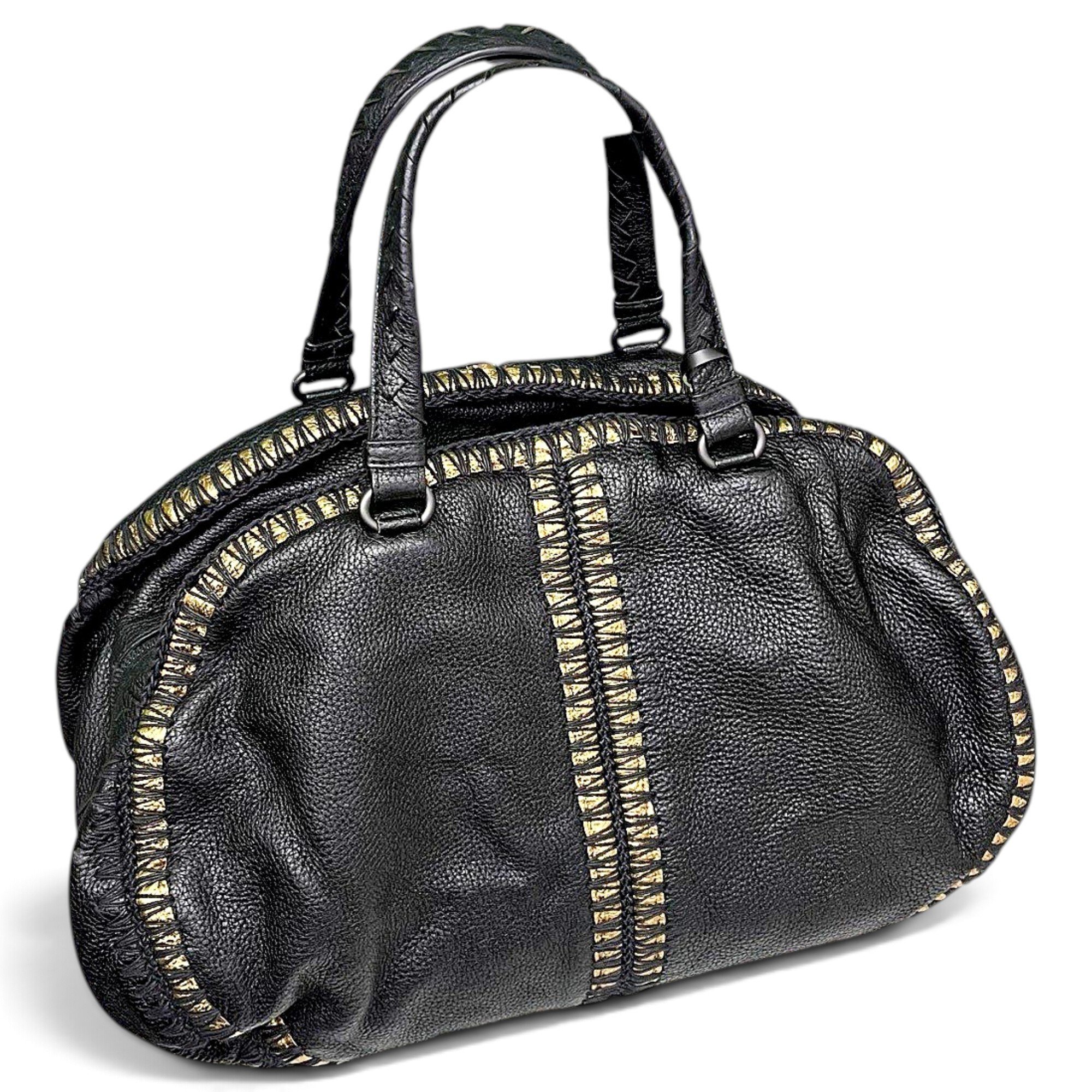 Tambura leather handbag
