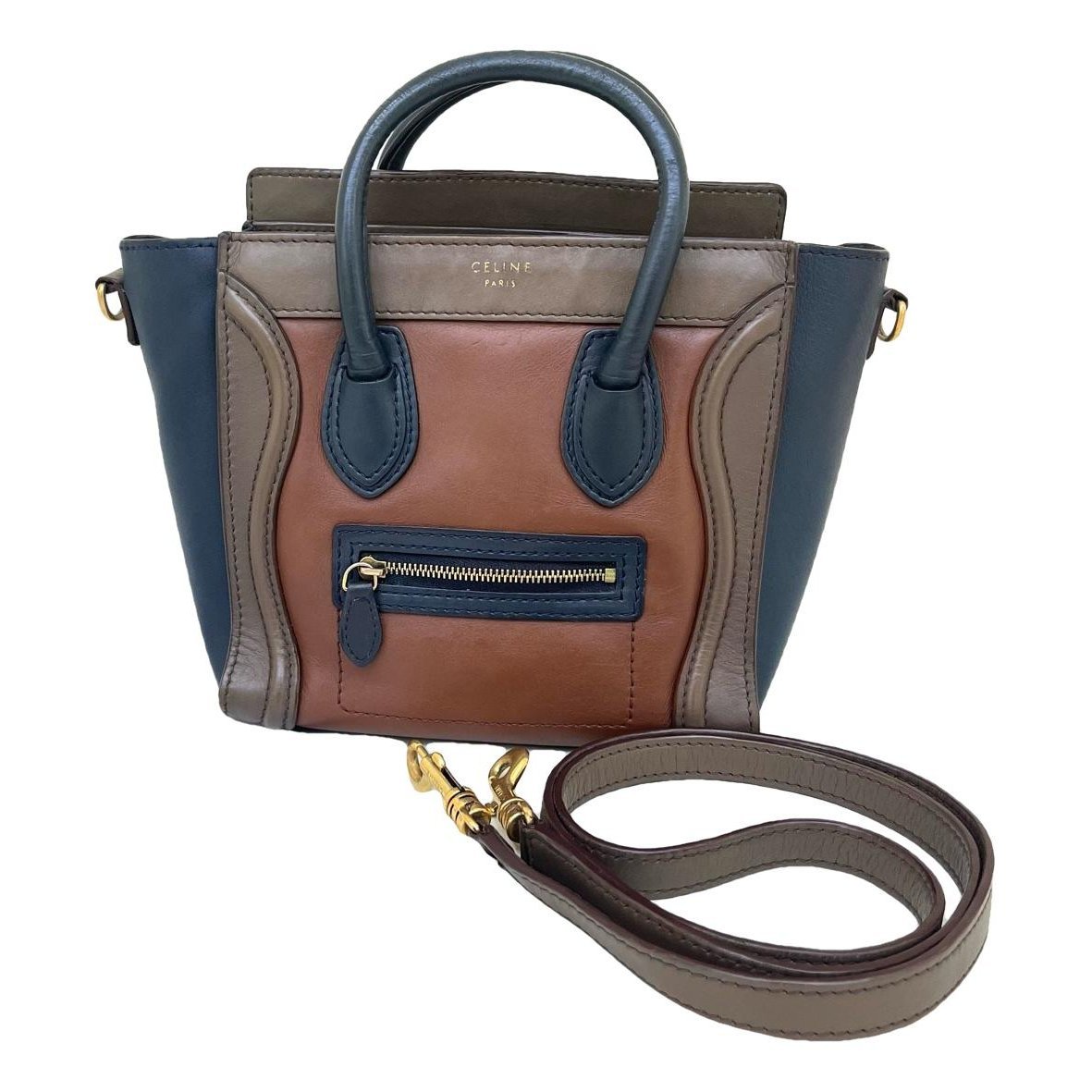 Nano Luggage leather handbag