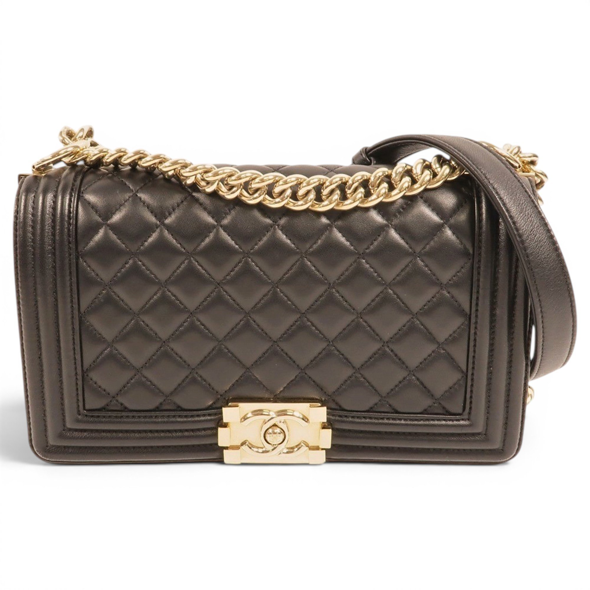 Boy leather crossbody bag