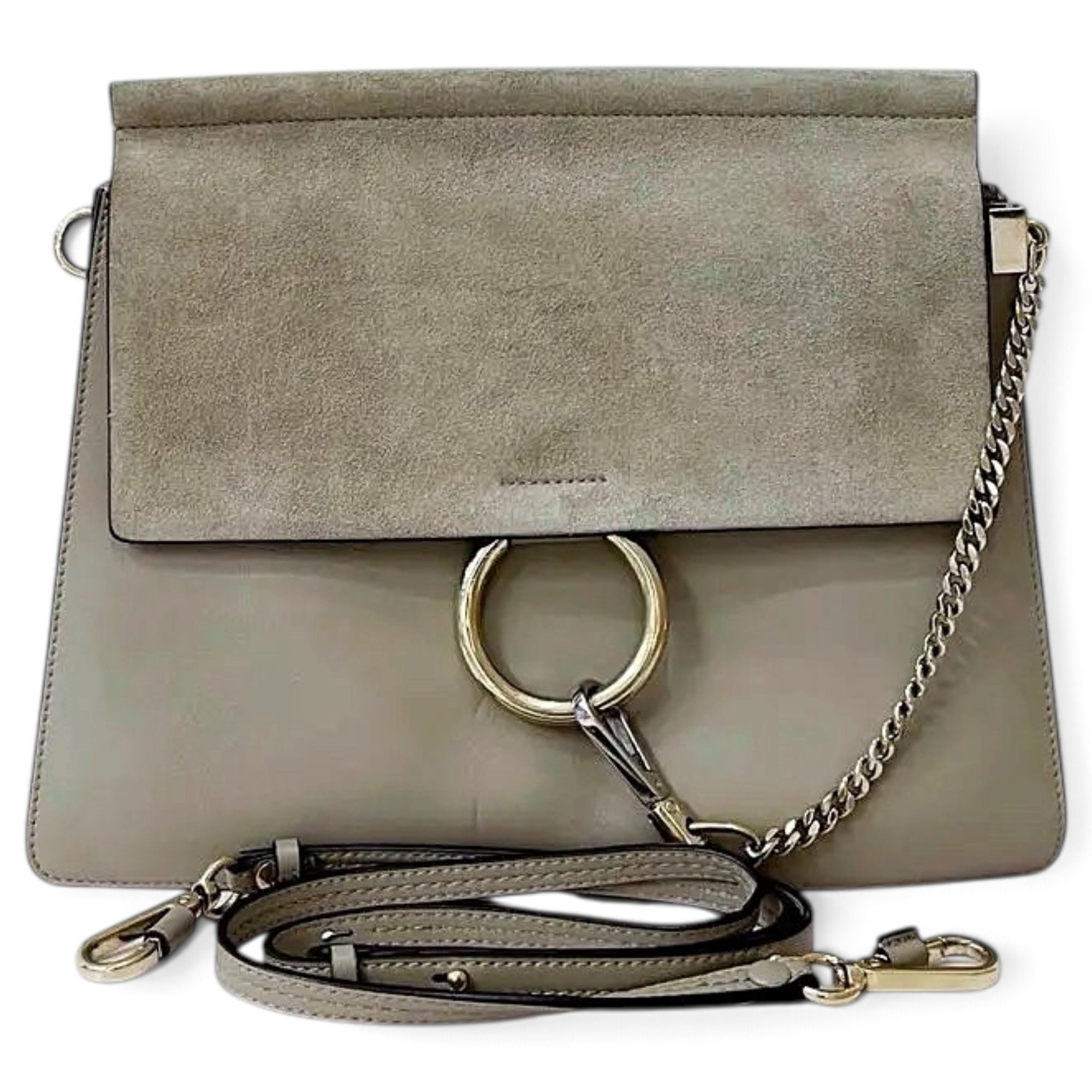Faye leather handbag