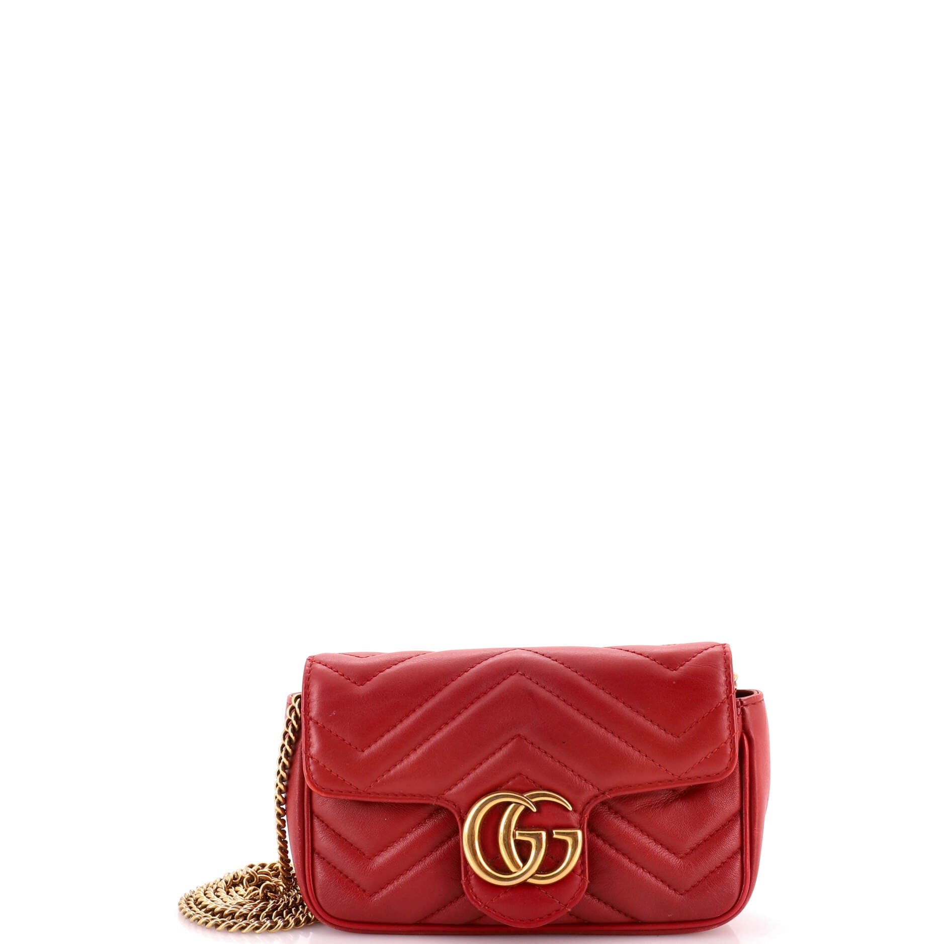 GG Marmont Flap Bag Matelasse Leather Super Mini