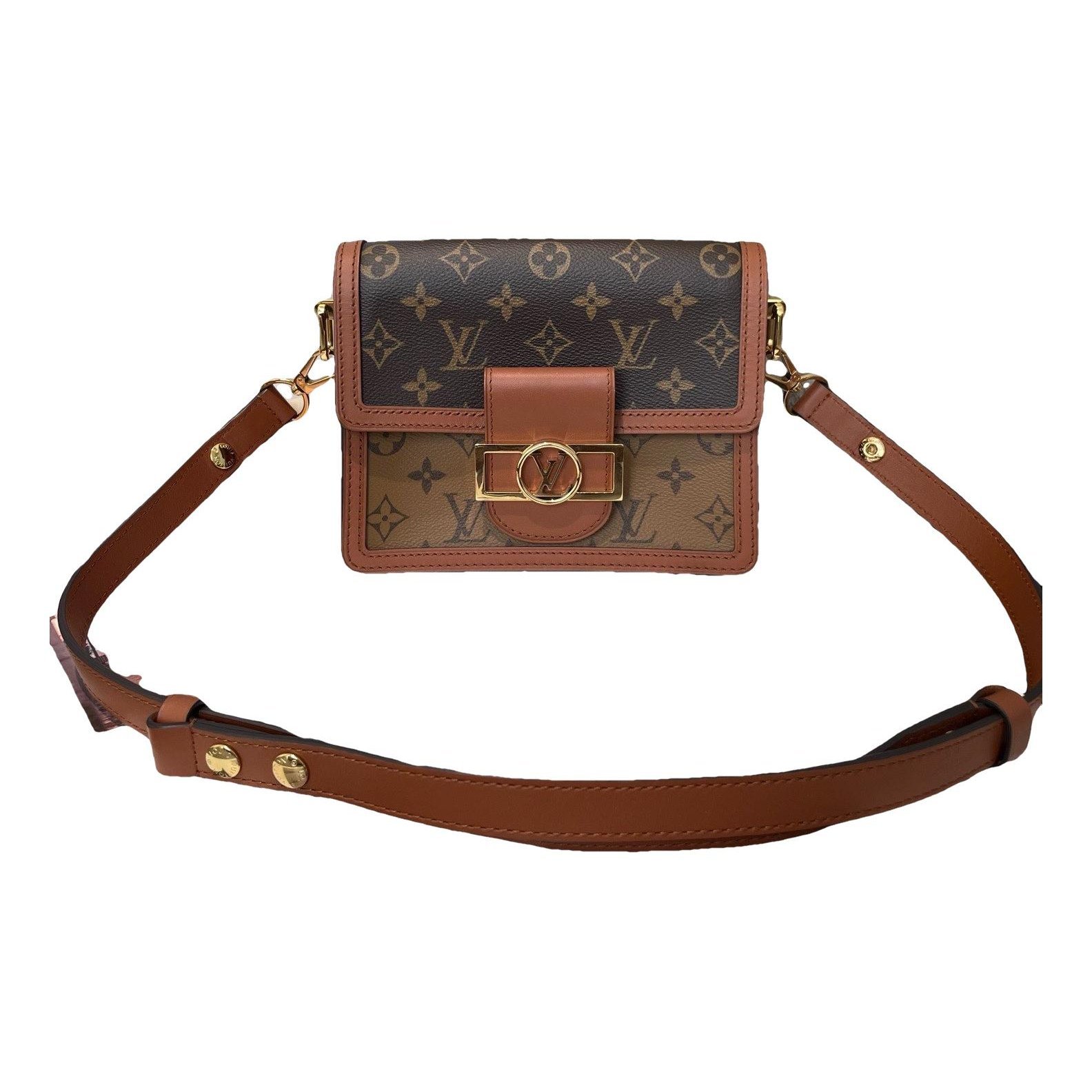 Dauphine Mini leather handbag