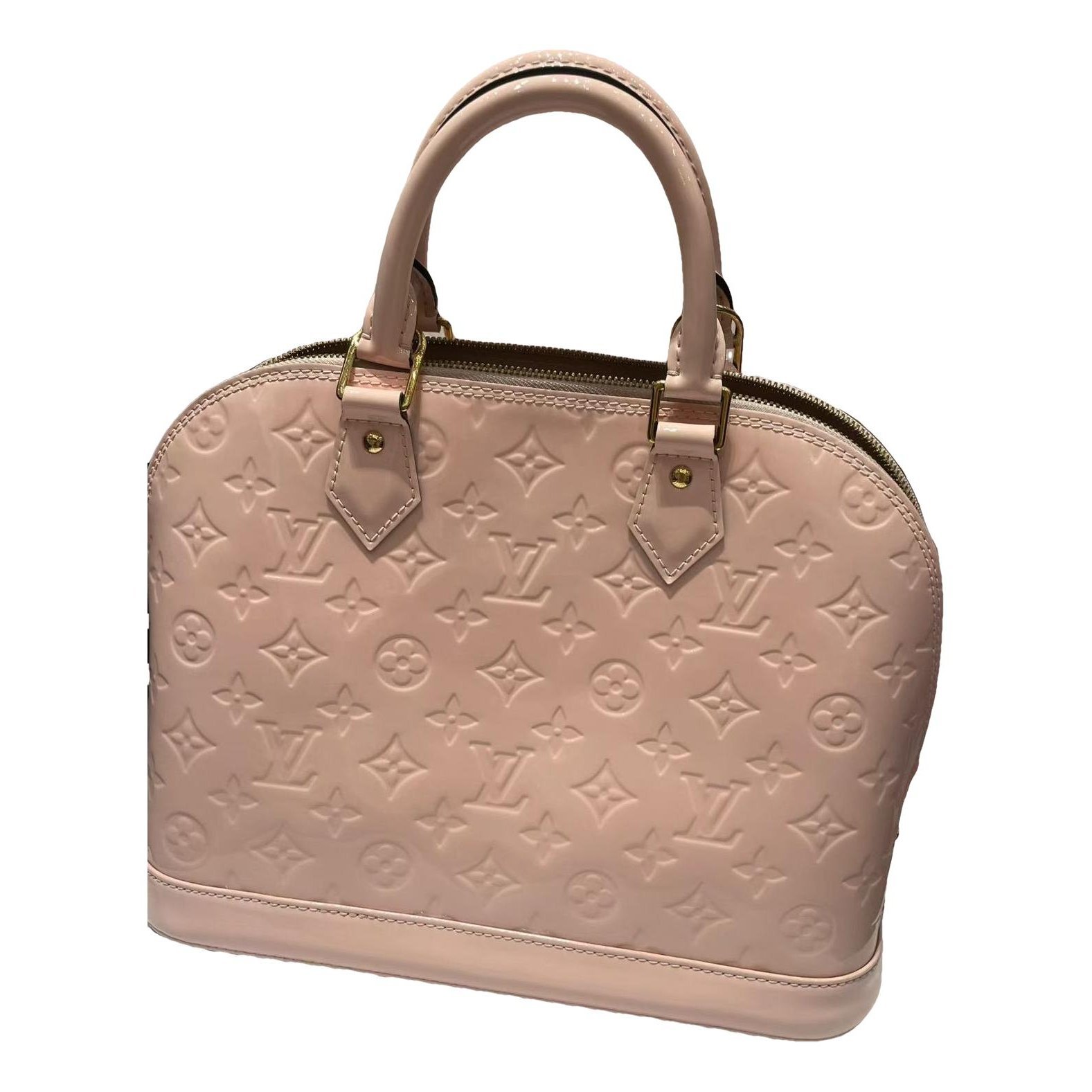 Alma patent leather handbag