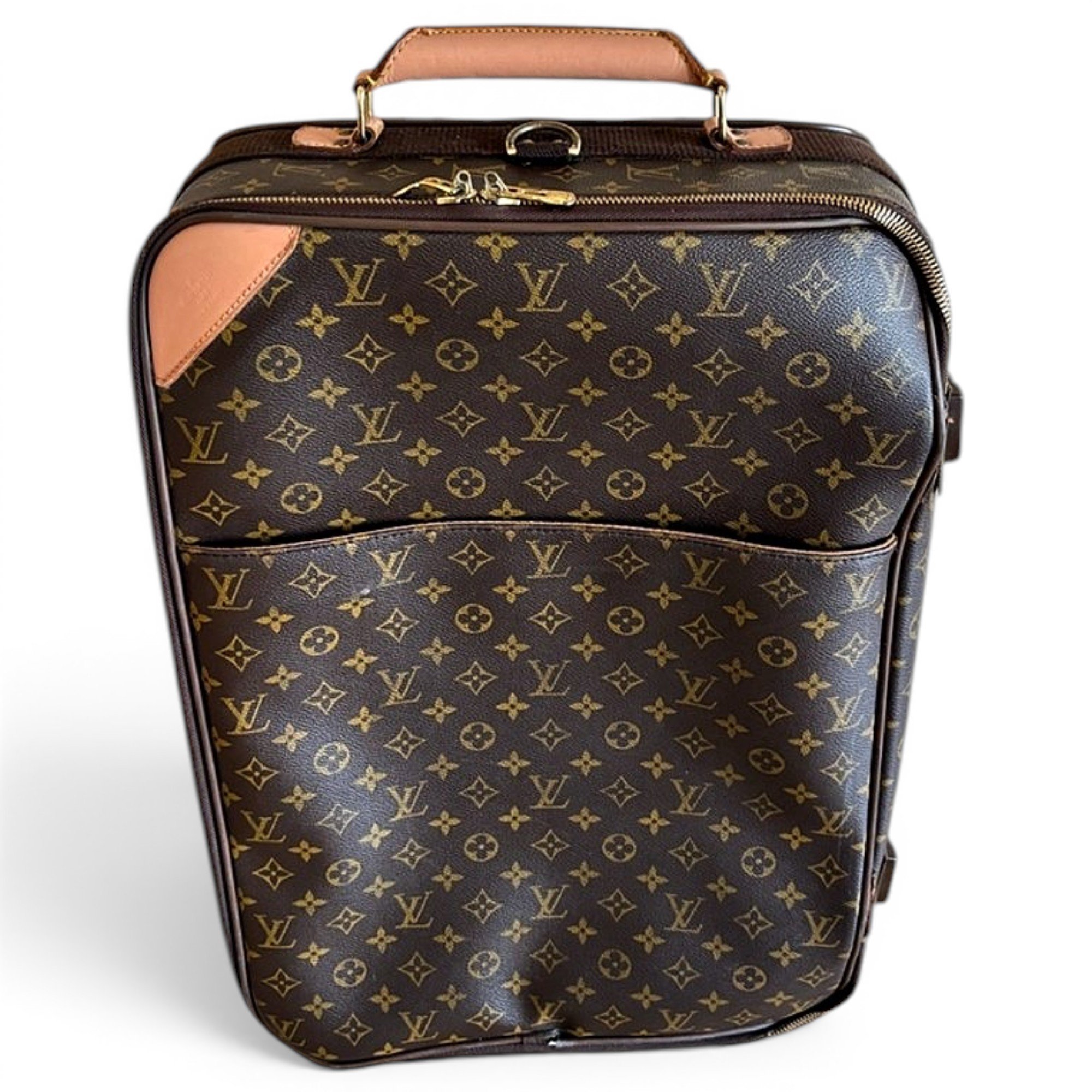 Pegase leather travel bag
