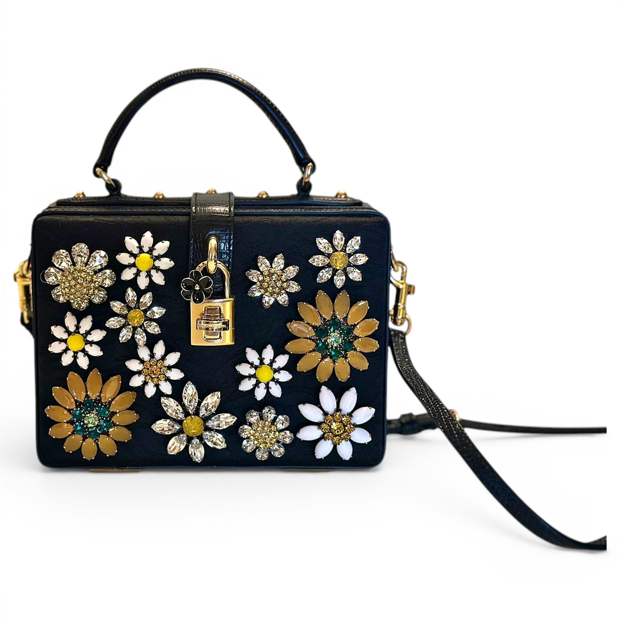 Dolce Box leather handbag