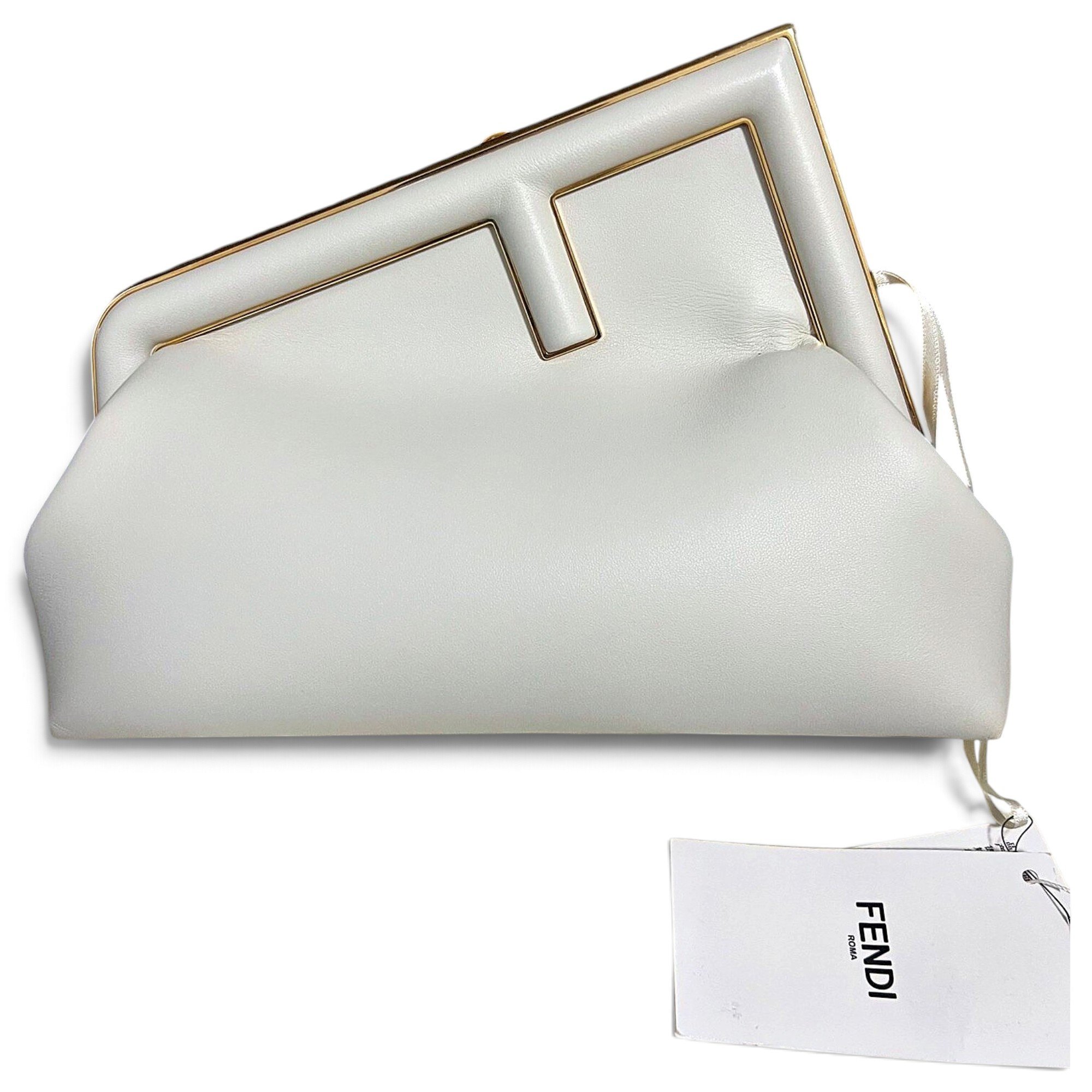 First leather handbag