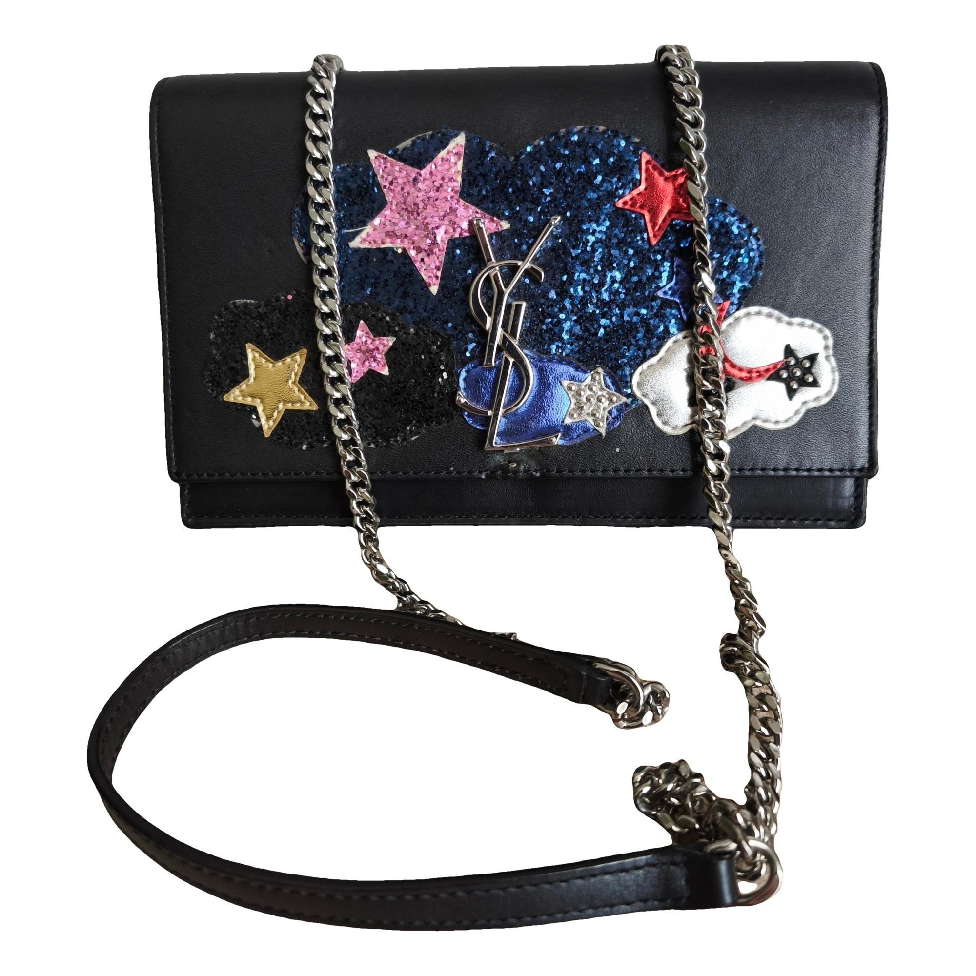 Pompom Kate leather crossbody bag